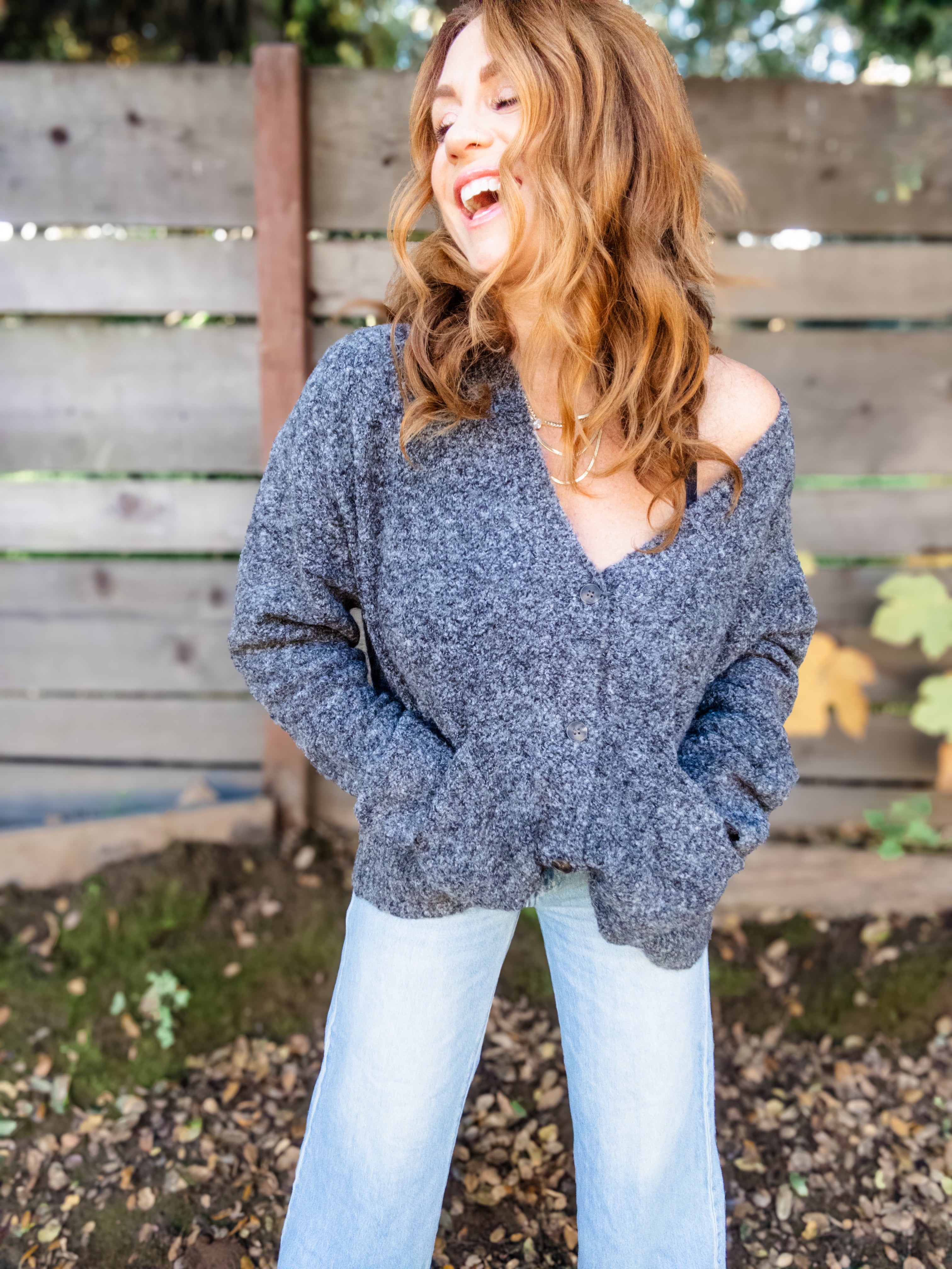 Scottie Button Cardigan