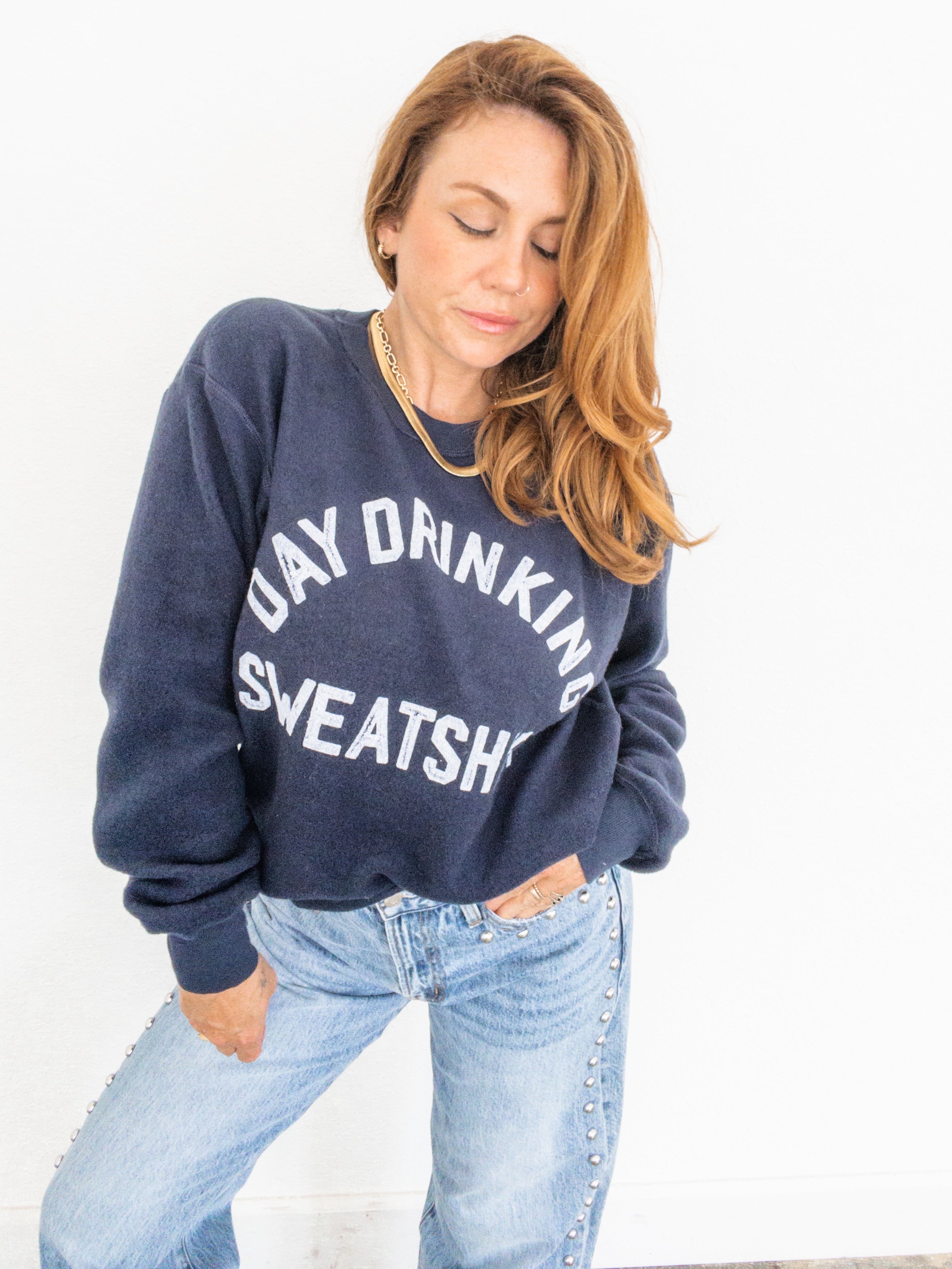 Project Social T Game Day/Day Drinking Reversible Sweatshirt