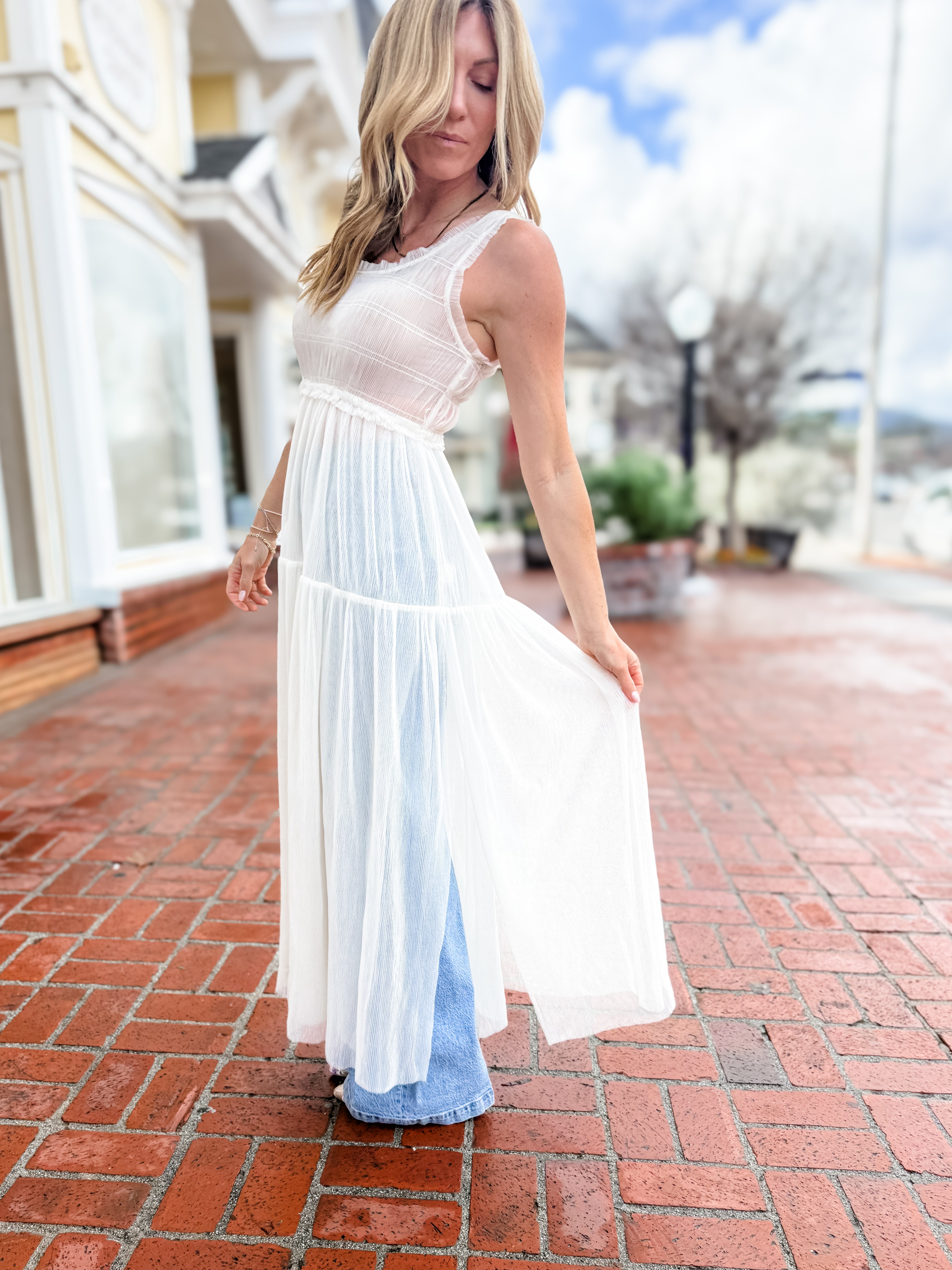 Fairy Garden Tulle Maxi Dress