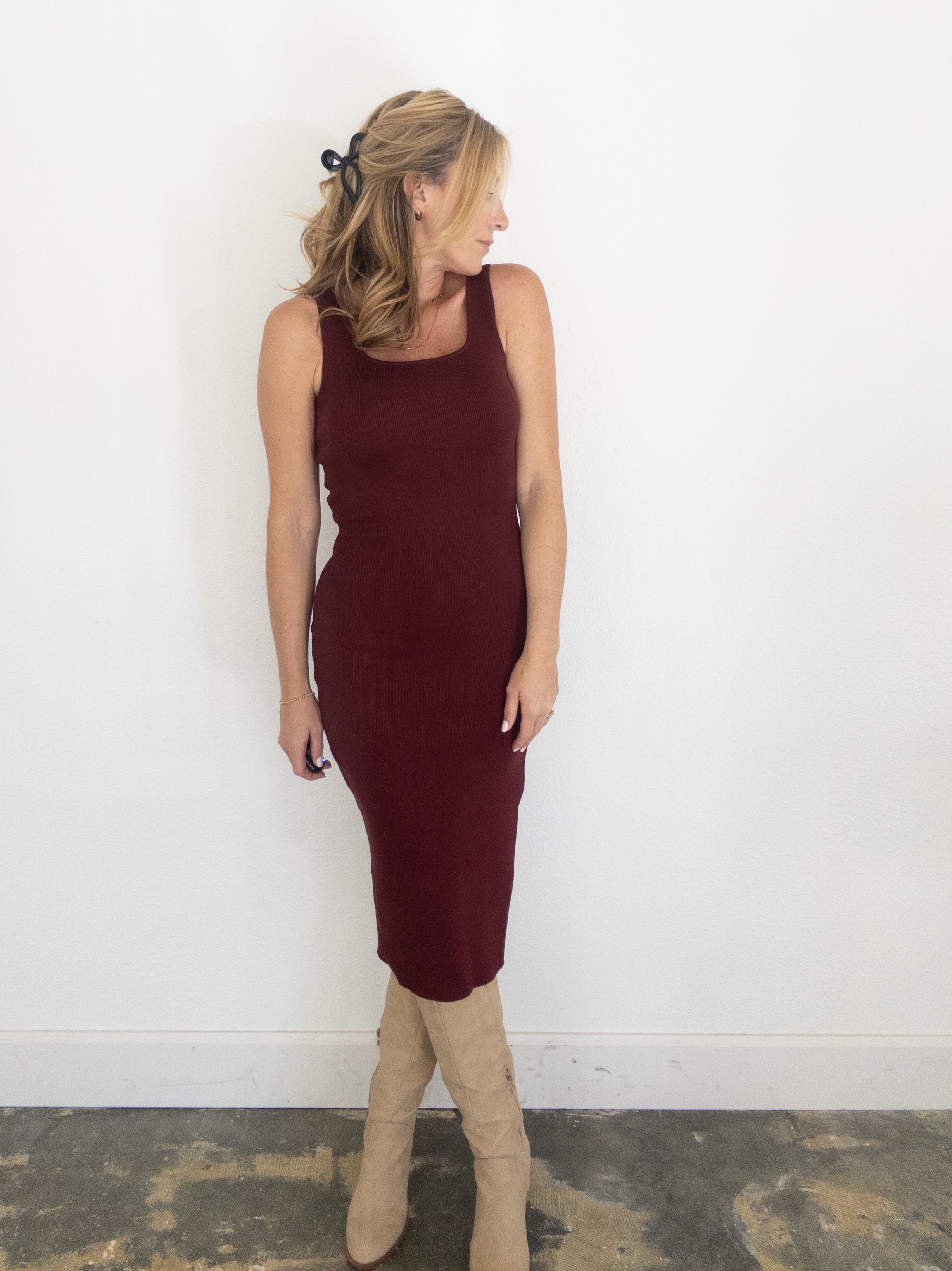 Giselle Slit Dress