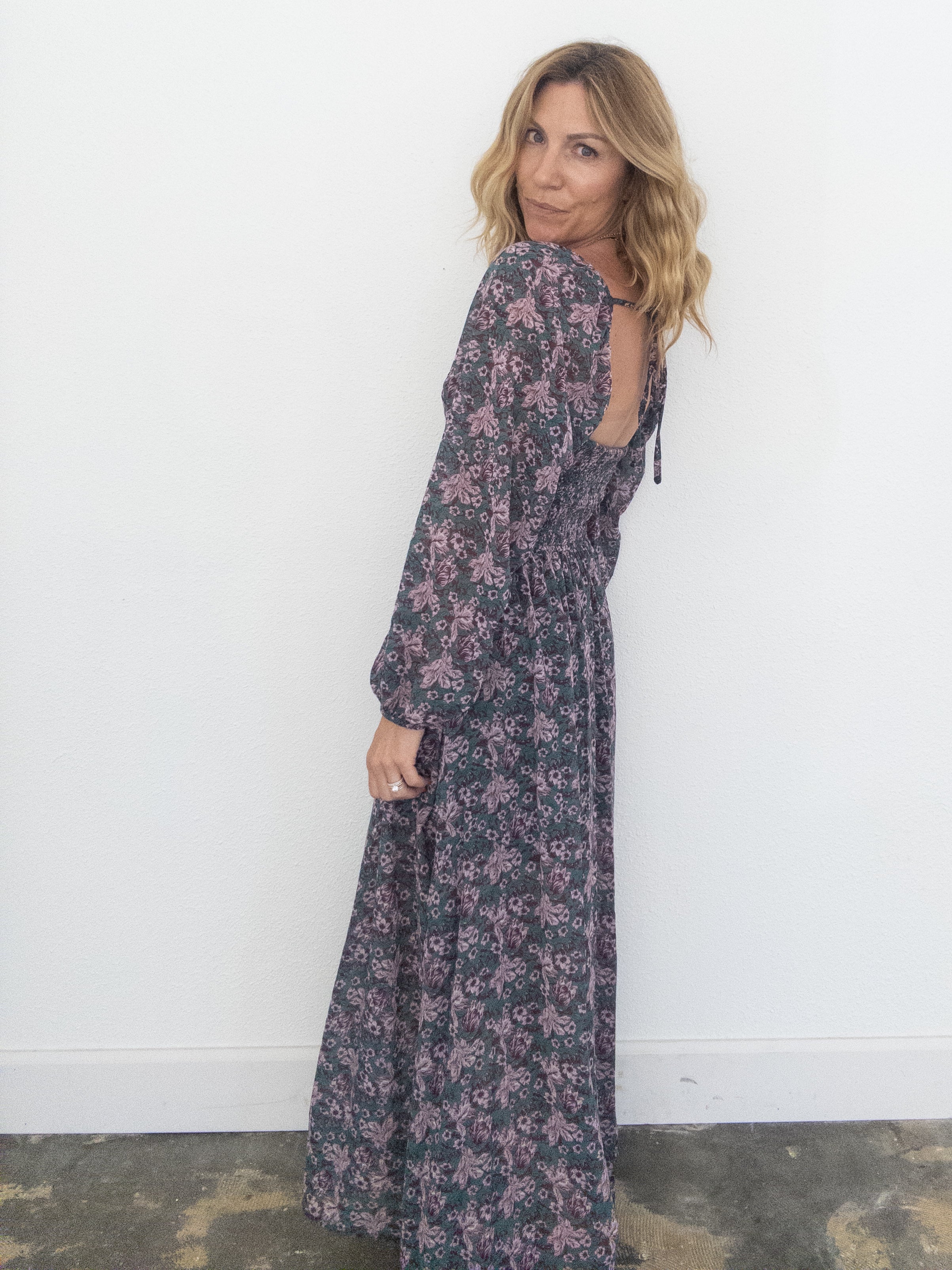 Clara Floral Maxi Dress