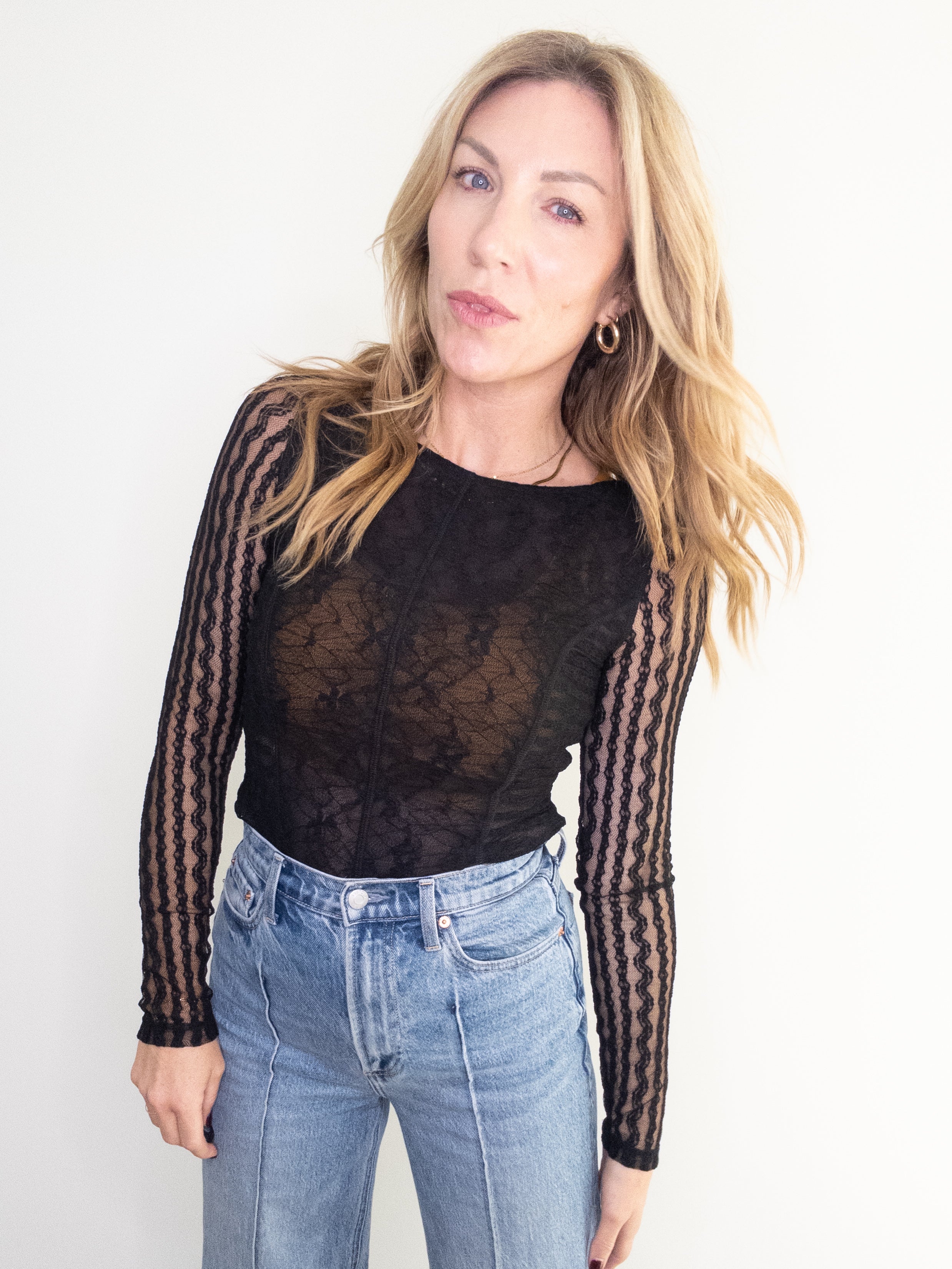 Floral Whisper Lace Bodysuit