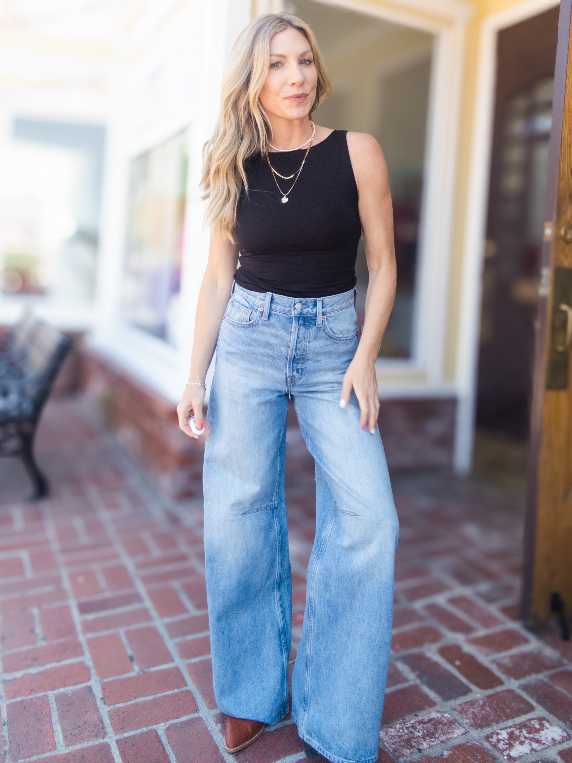Project Social T Odette Boat Neck Tank