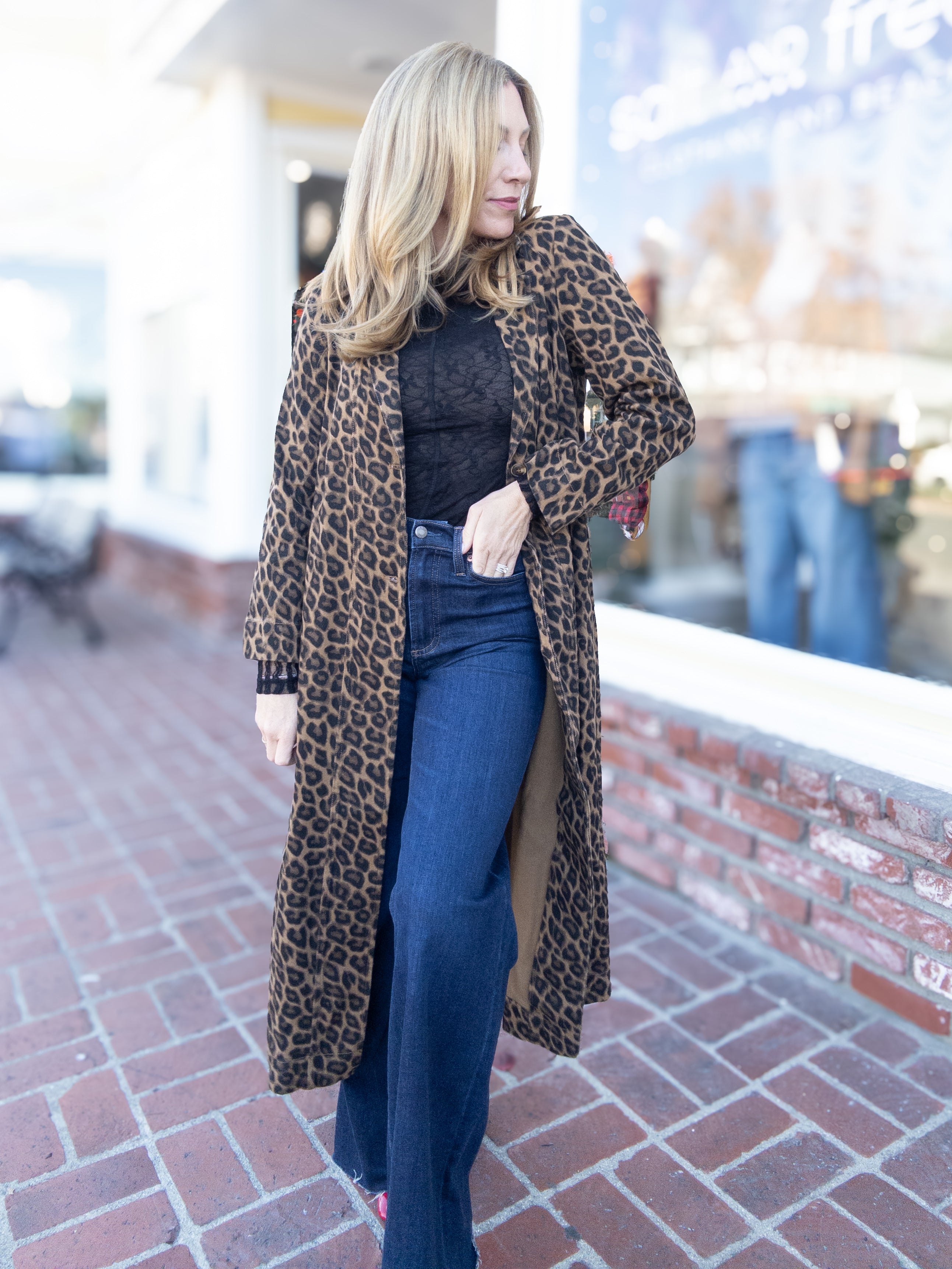 After Hours Leopard Coat