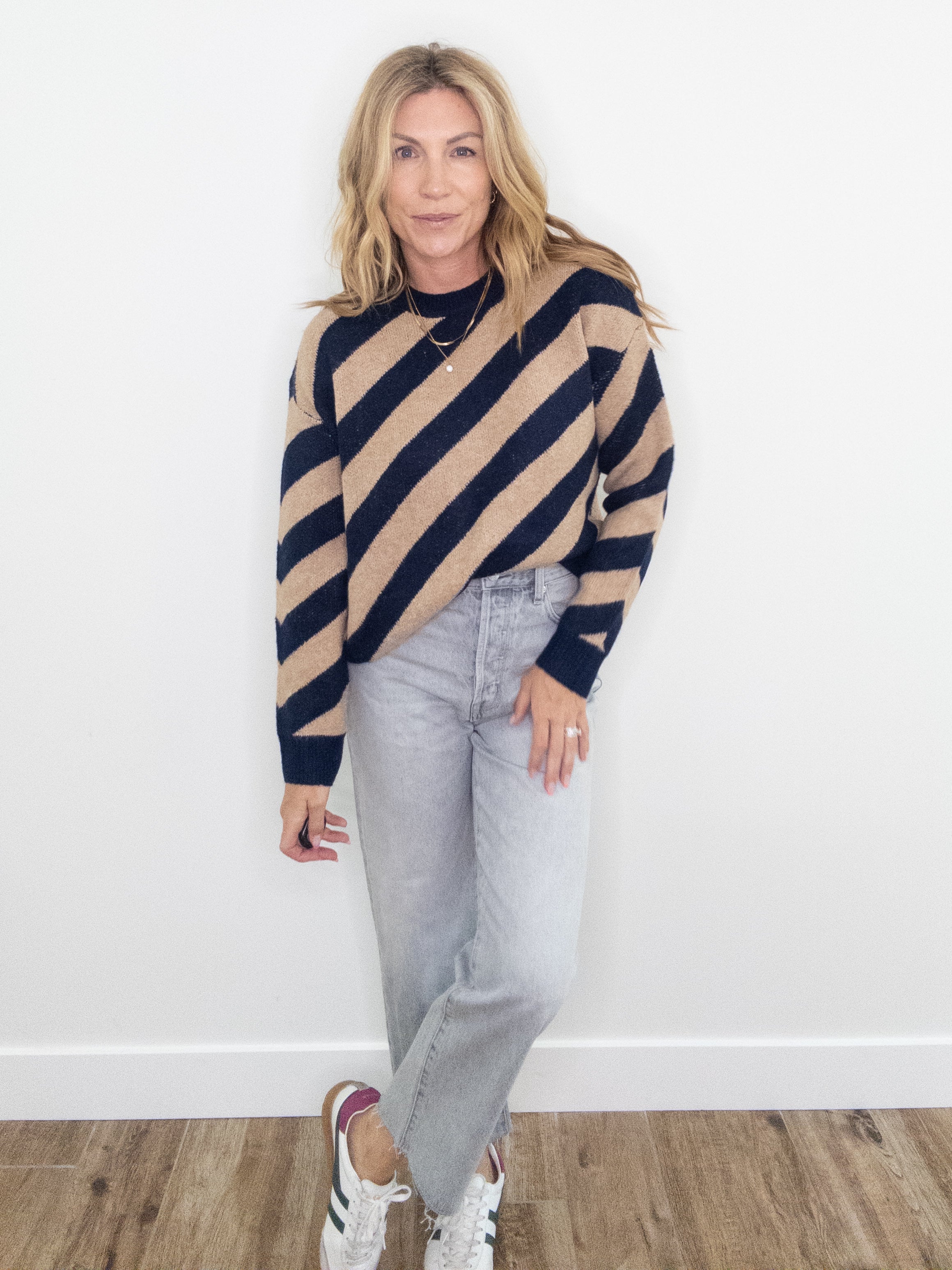 Diagonally Diana Sweater