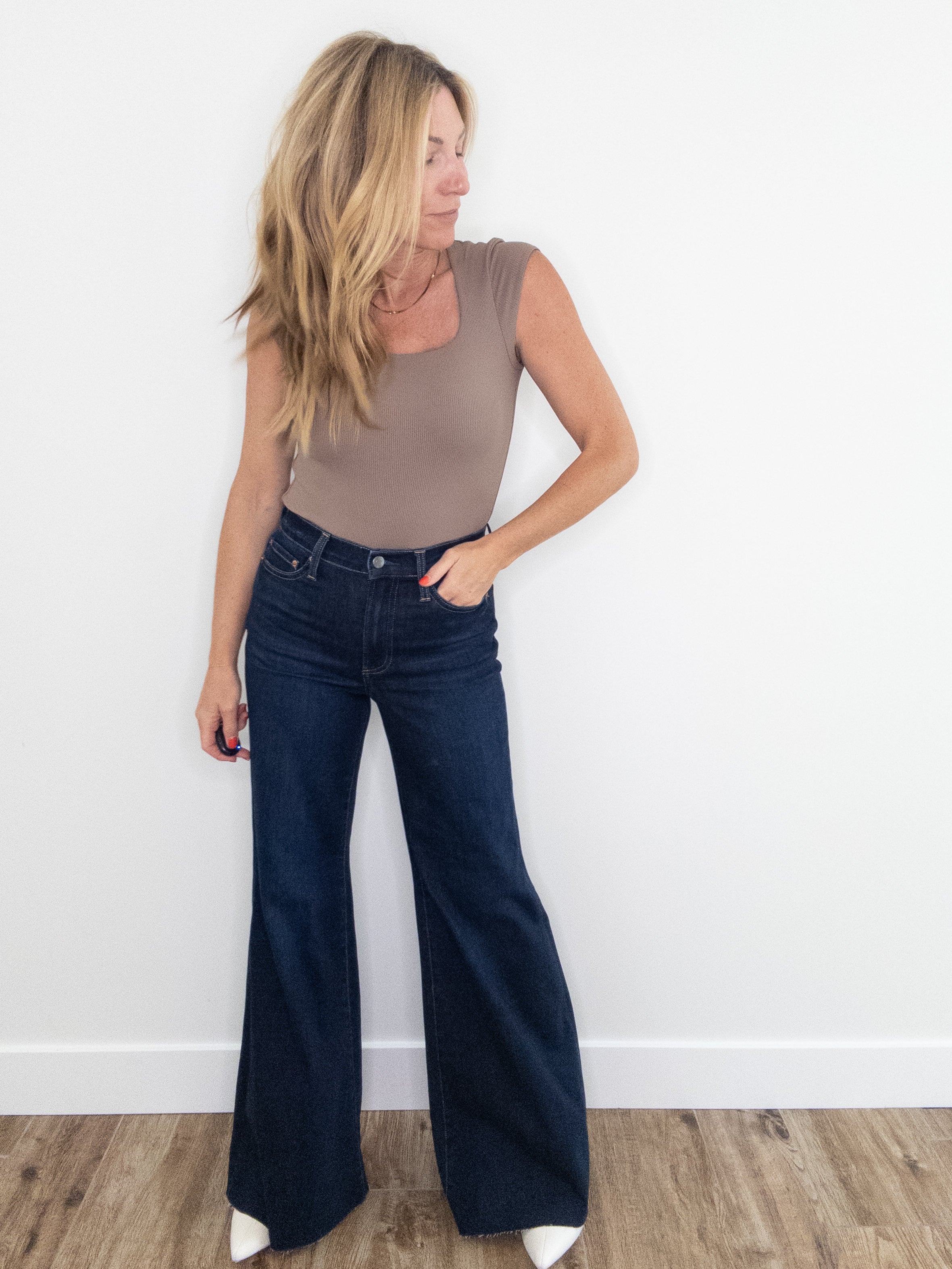 Pistola Izzy High Rise Wide Leg Pant