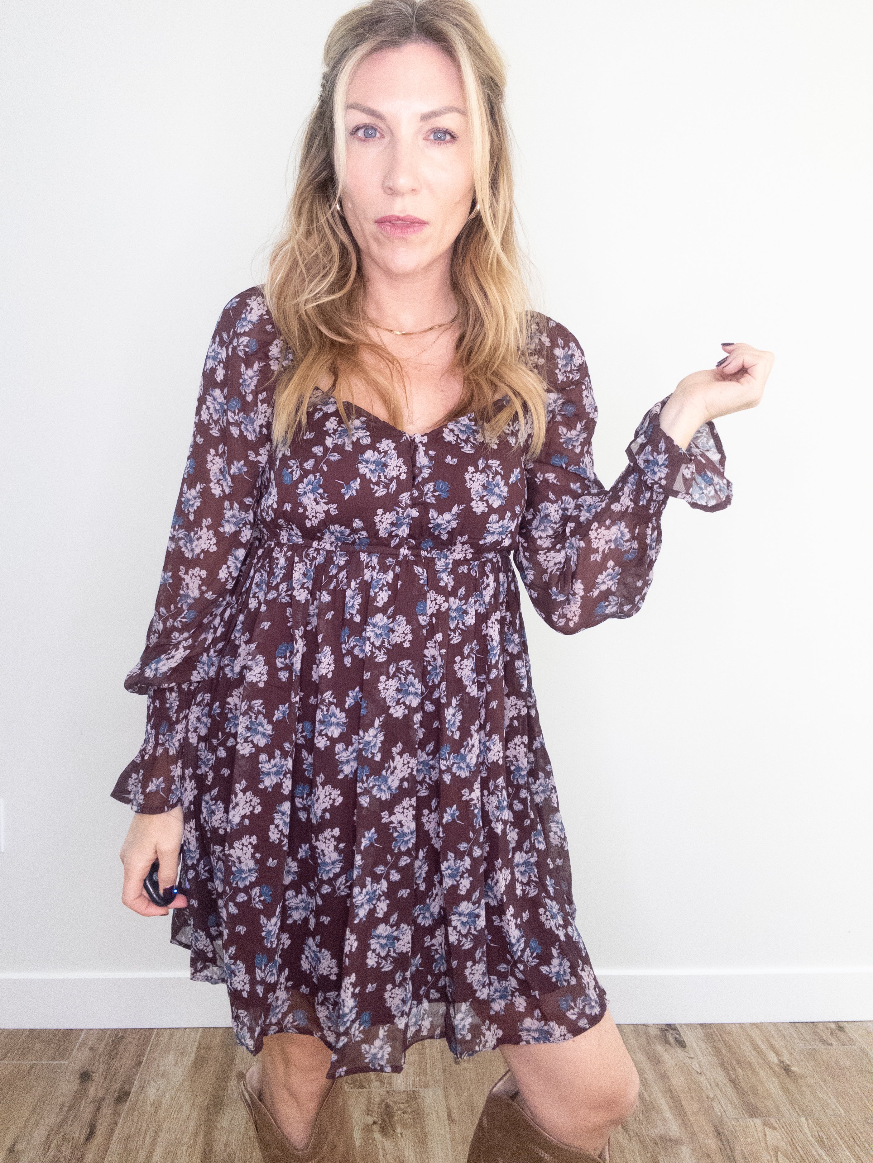 Wild Blossom Mini Dress