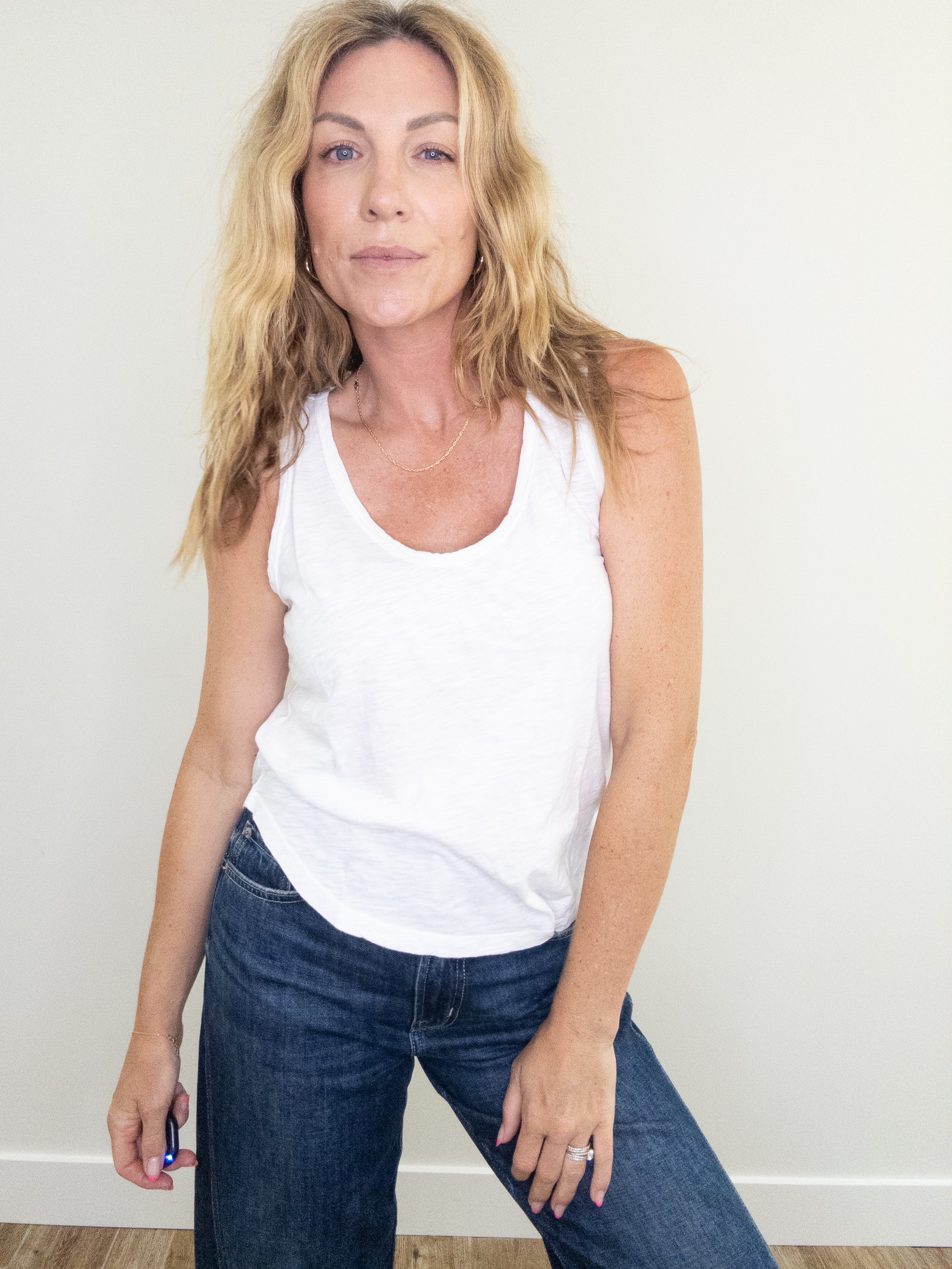 Project Social T Naz Scoop Neck Slub Tank