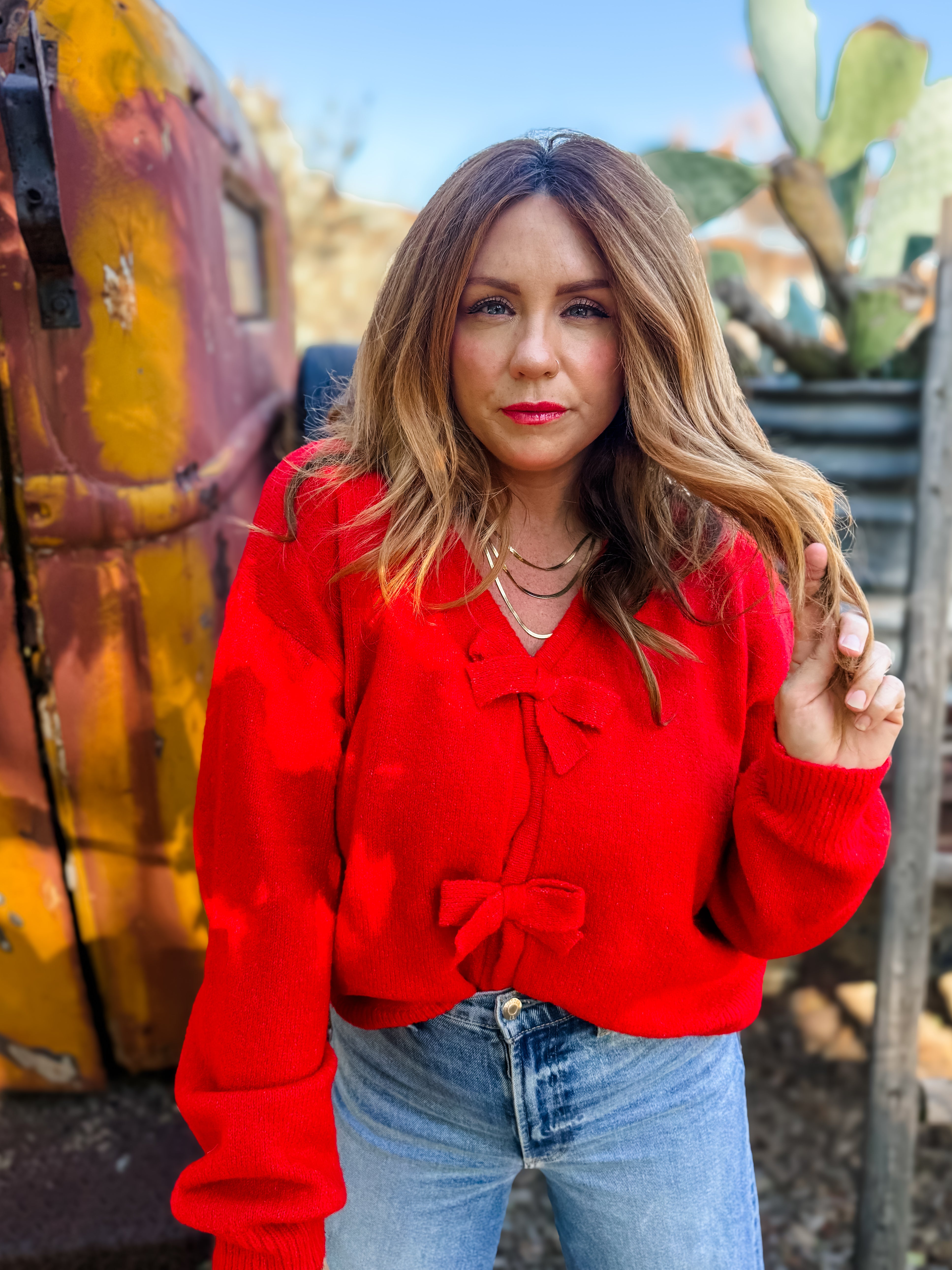 Put A Bow On It Sweater