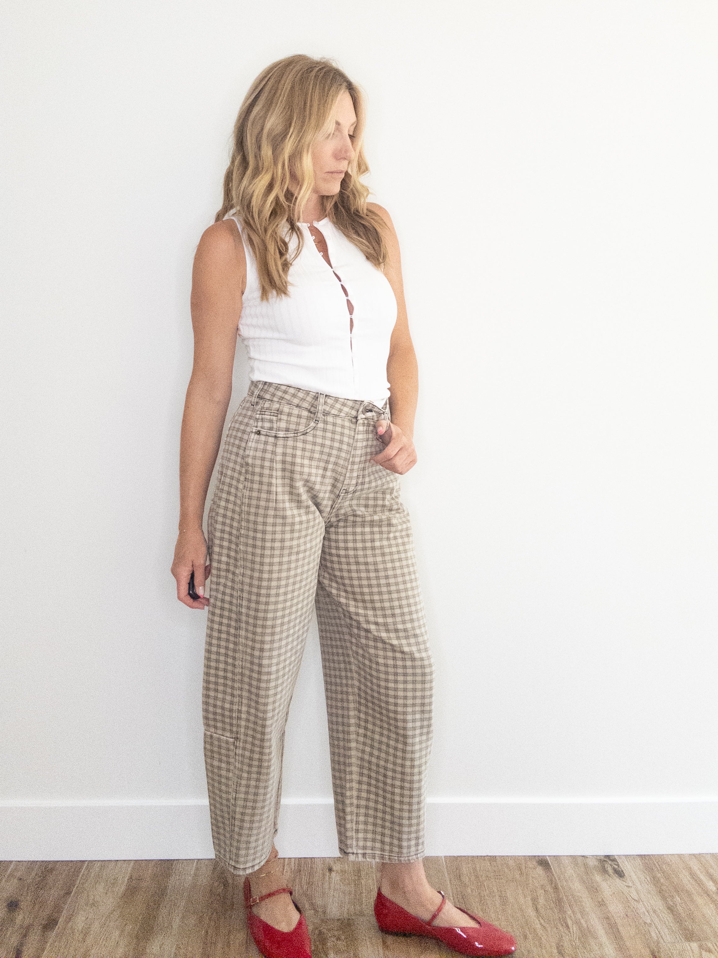 Birchwood Checkered Barrel Pants