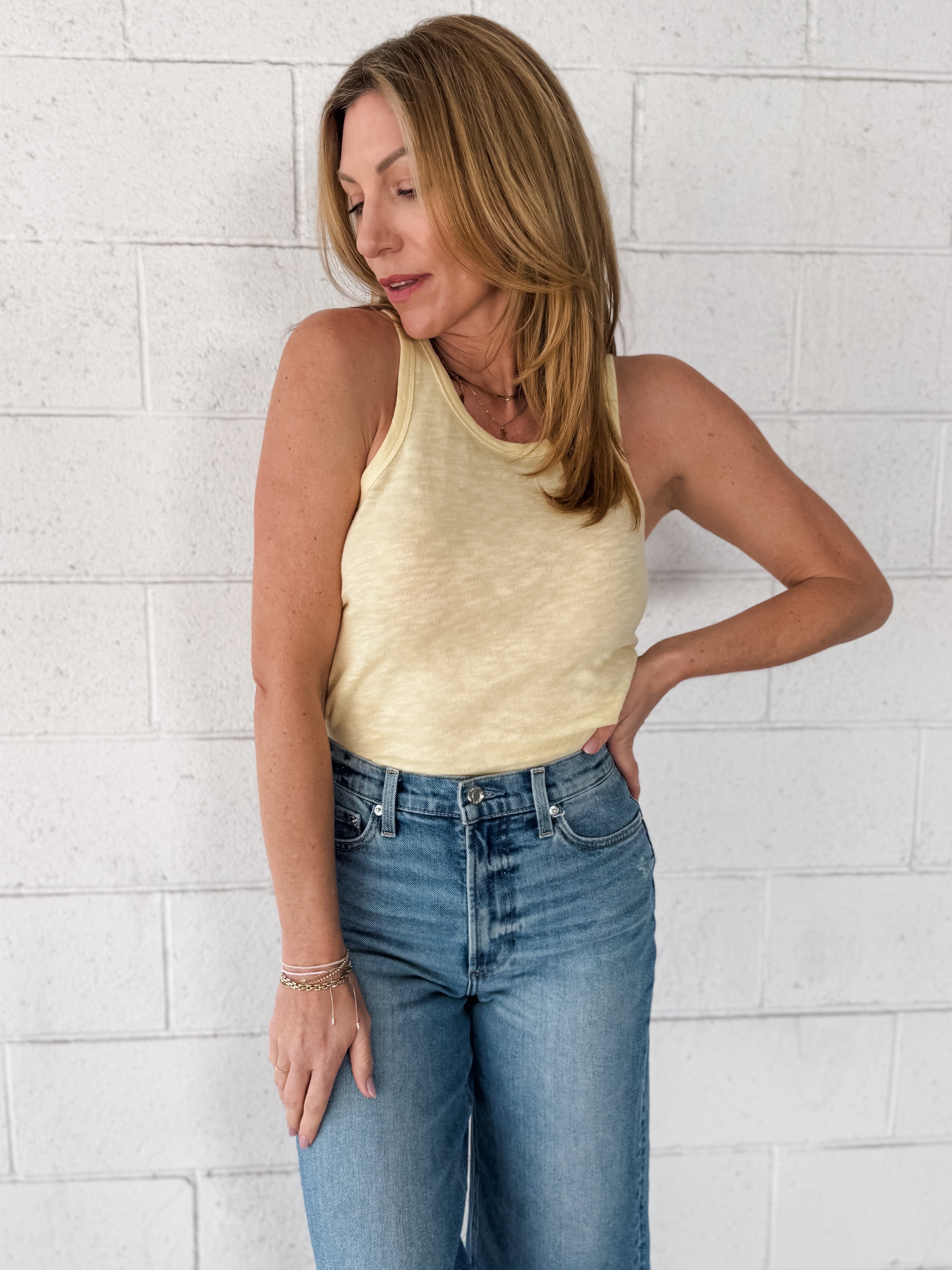 Z Supply Classic Slub Scoop Tank