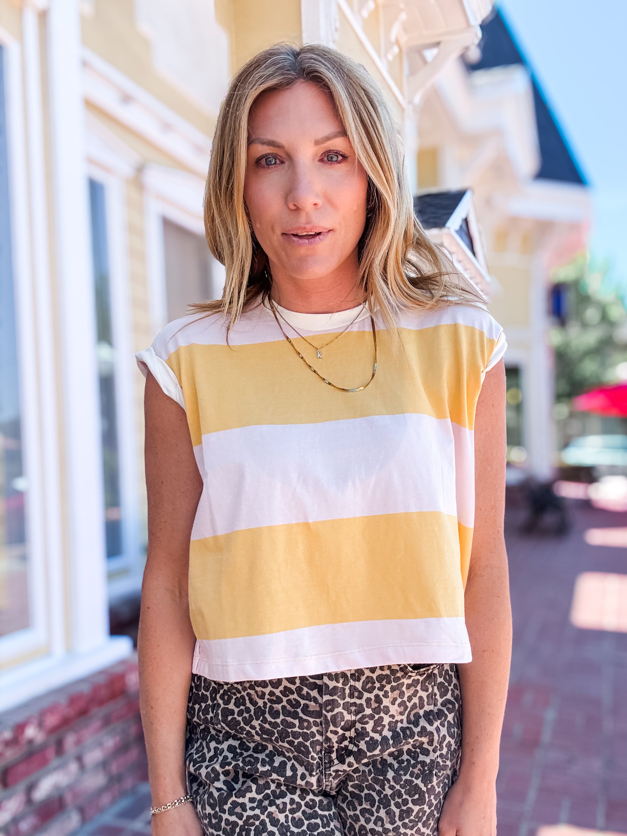 Harper Crew Neck Top
