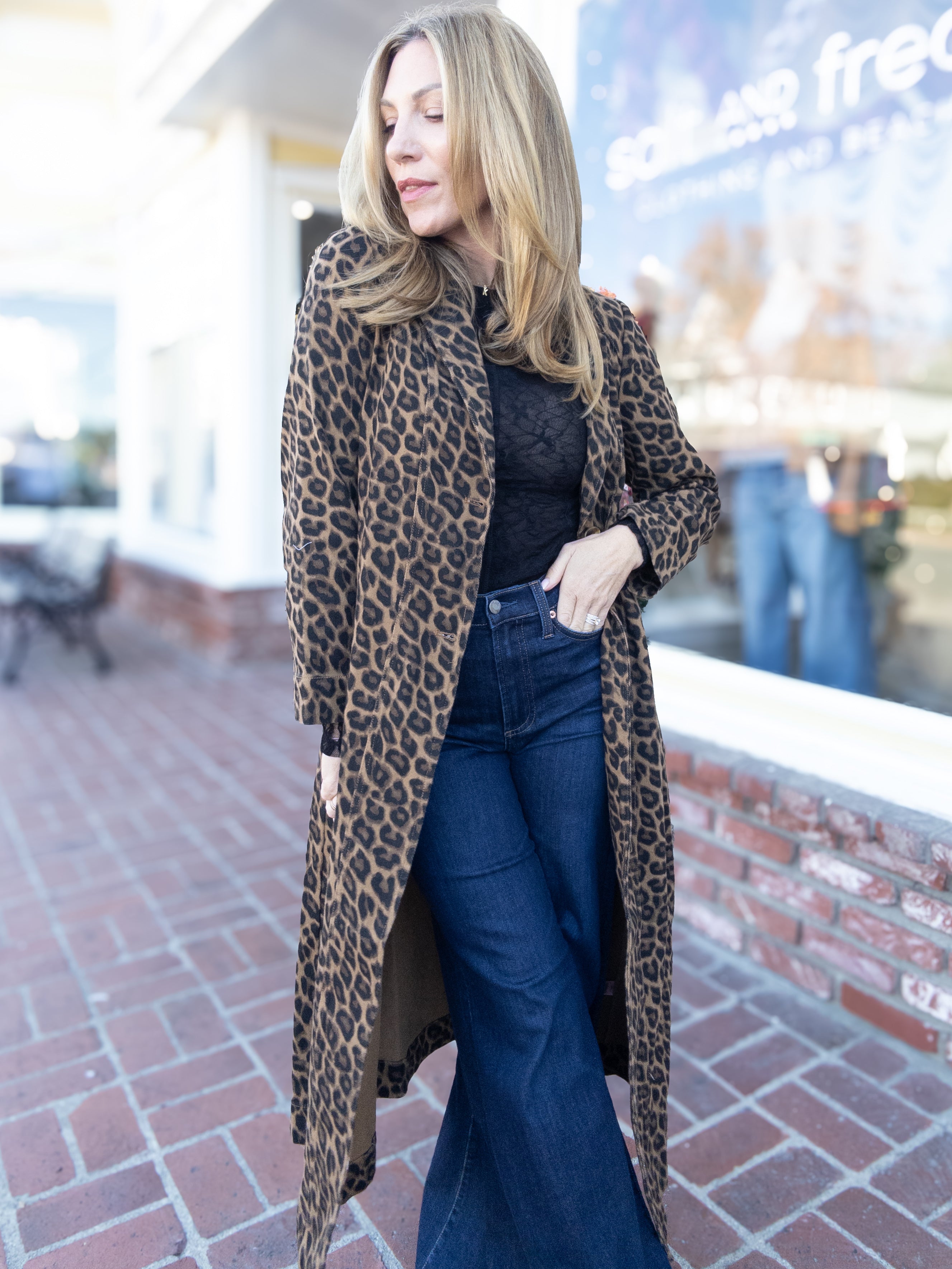 After Hours Leopard Coat