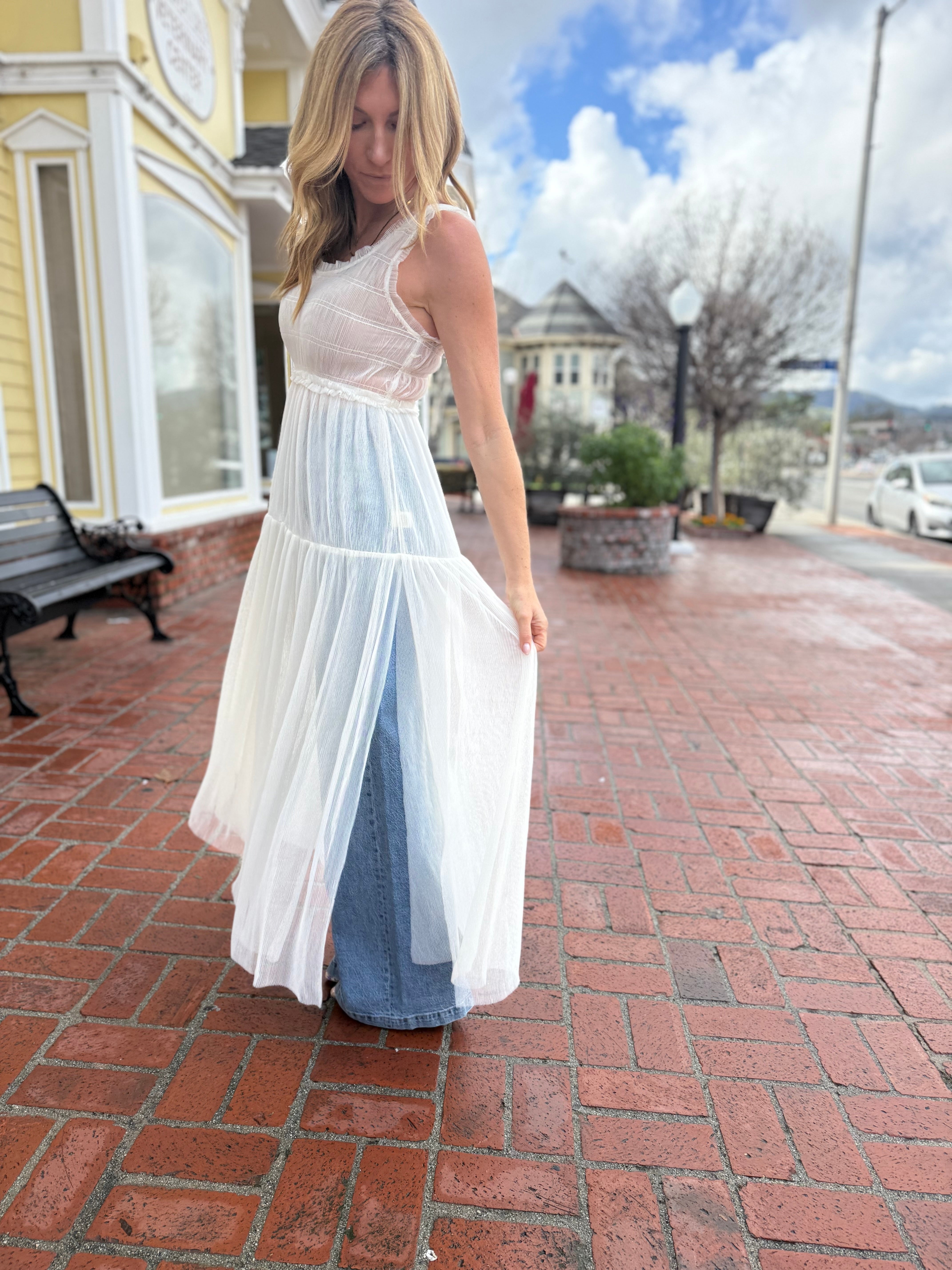 Fairy Garden Tulle Maxi Dress