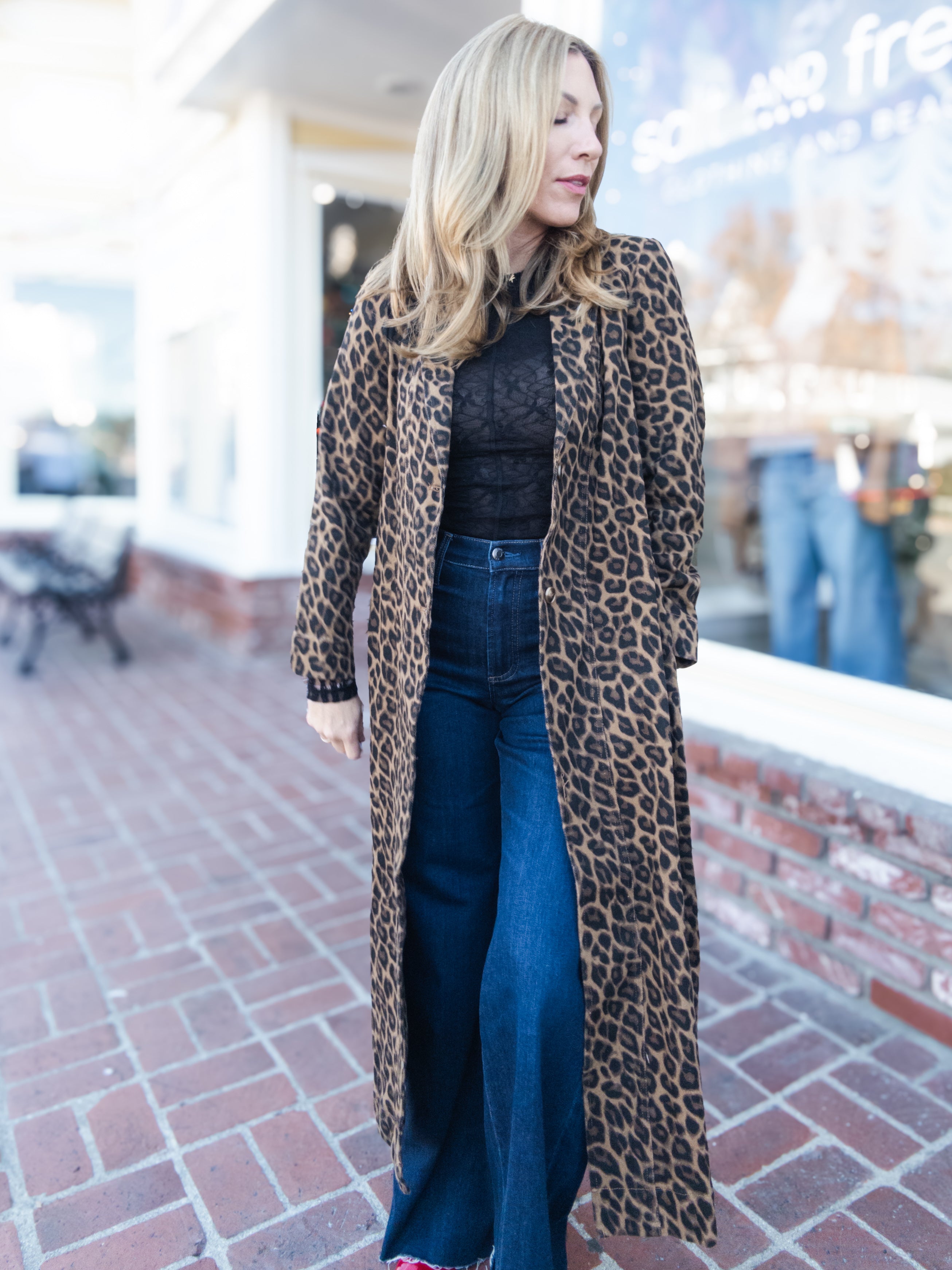 After Hours Leopard Coat