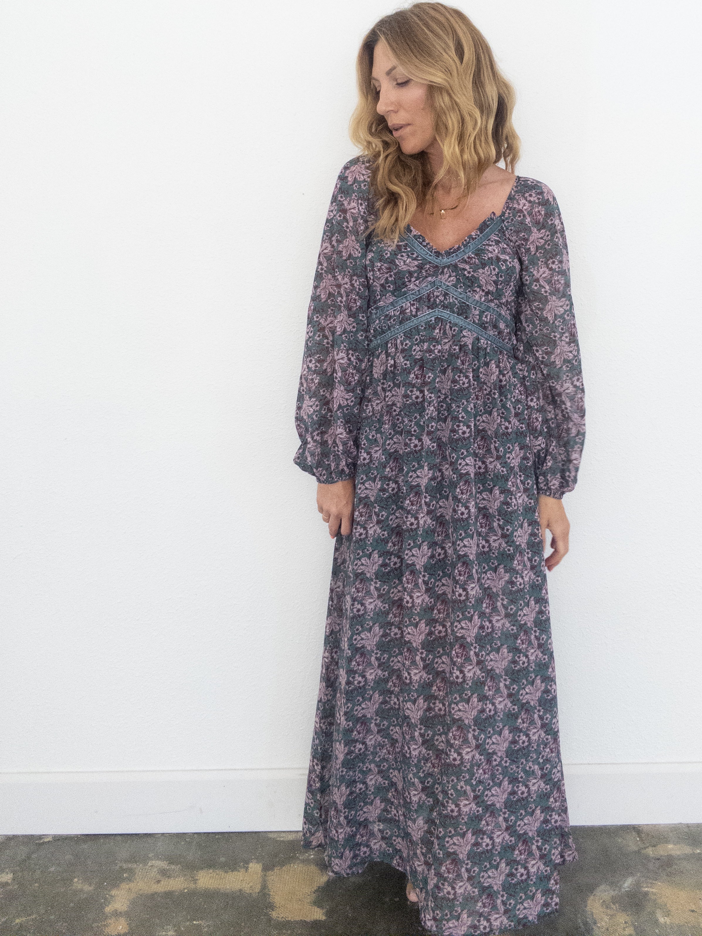 Clara Floral Maxi Dress