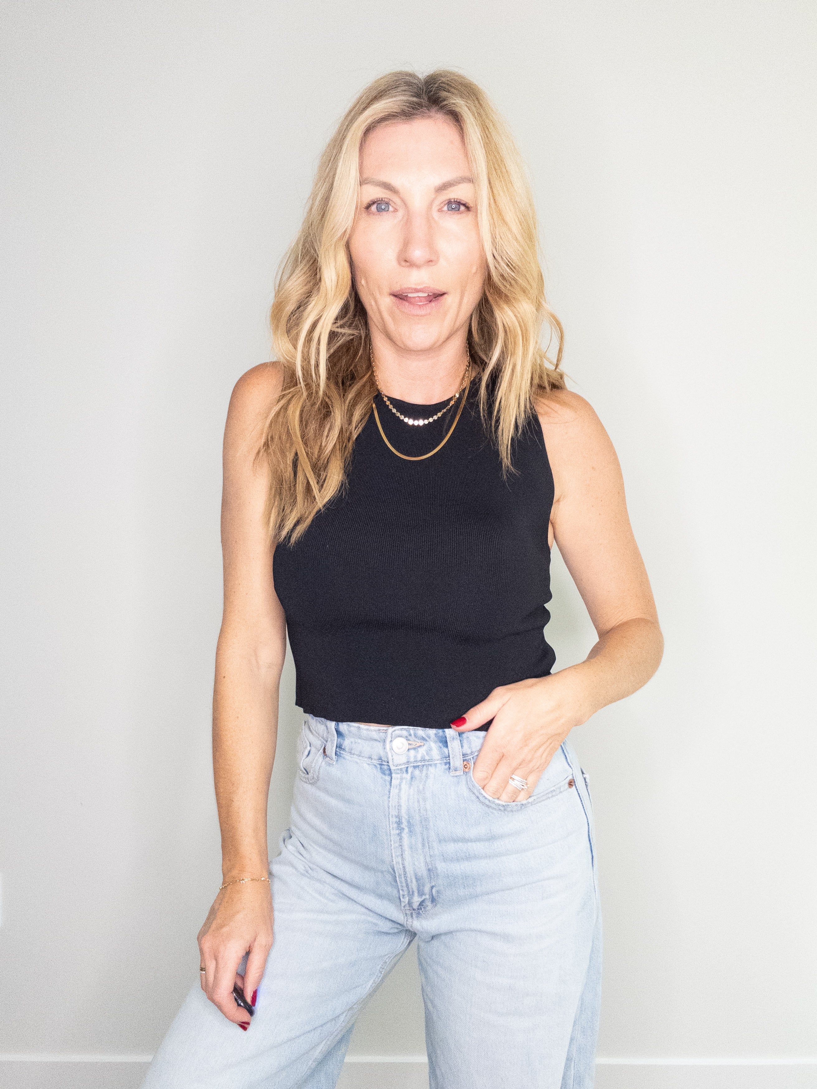 A Cut Above Ribbed Tank