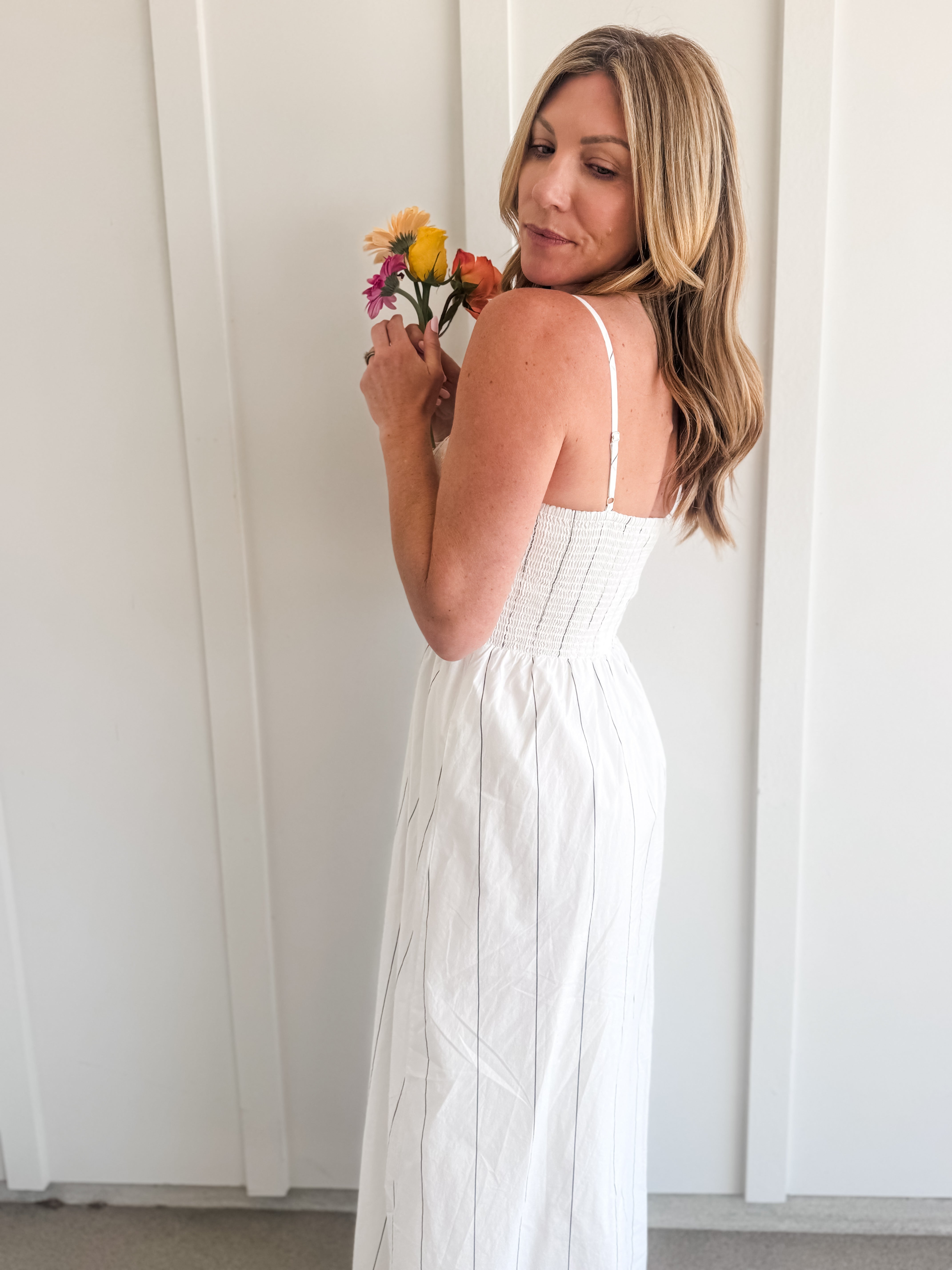 Z Supply Bayside Stripe Midi Dress