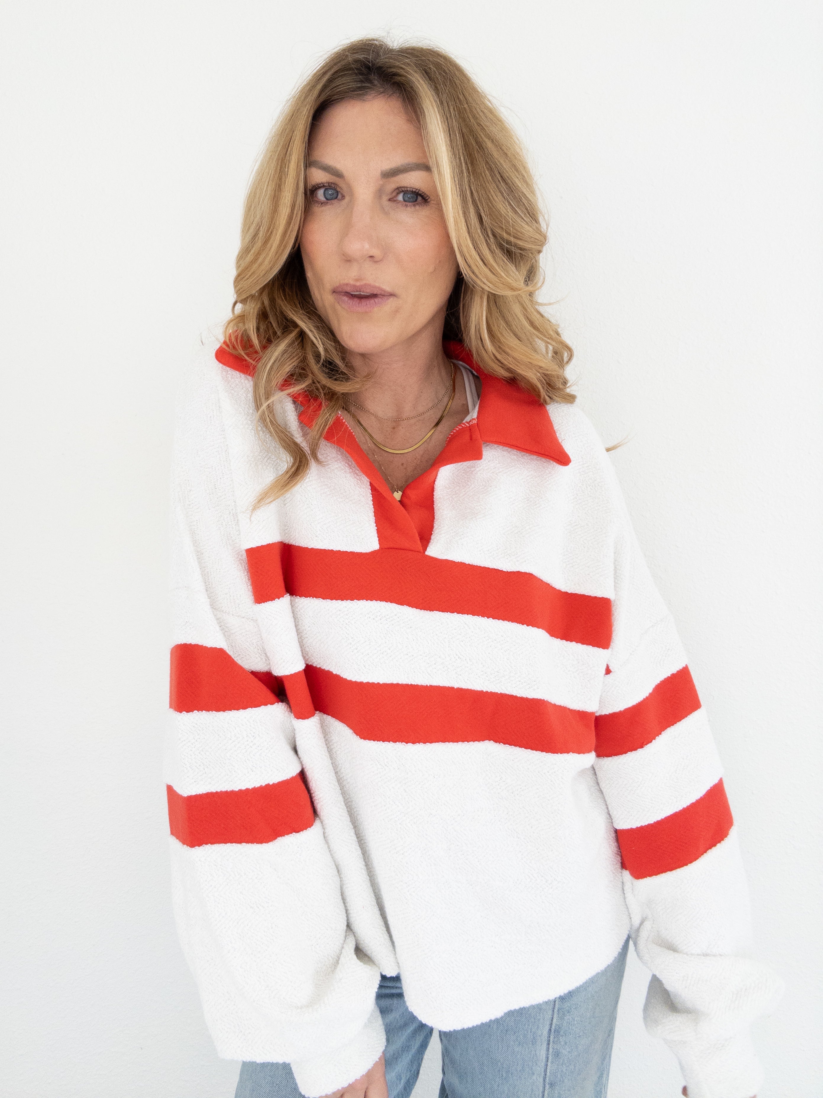 Candy Stripe Pullover