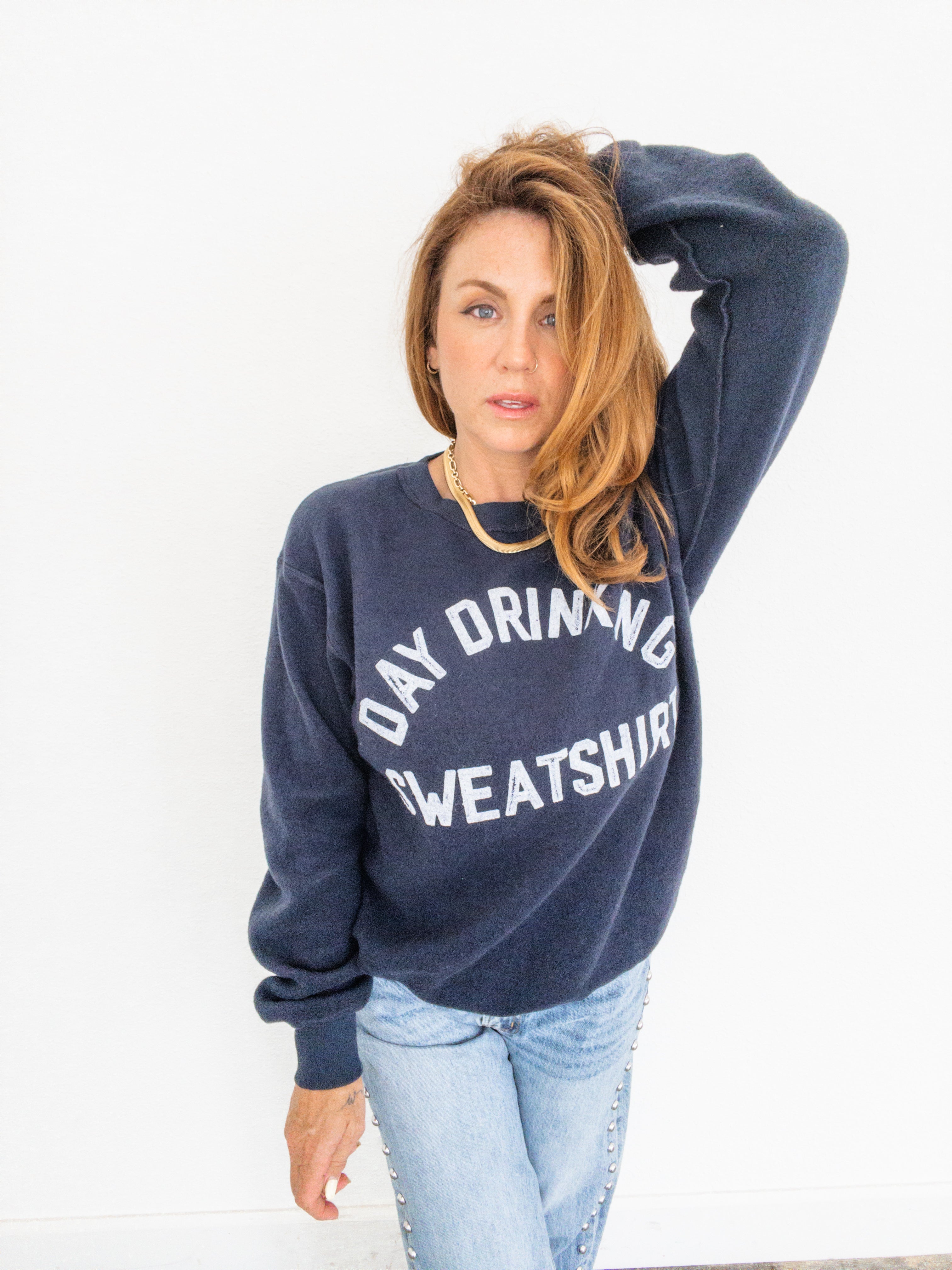 Project Social T Game Day/Day Drinking Reversible Sweatshirt