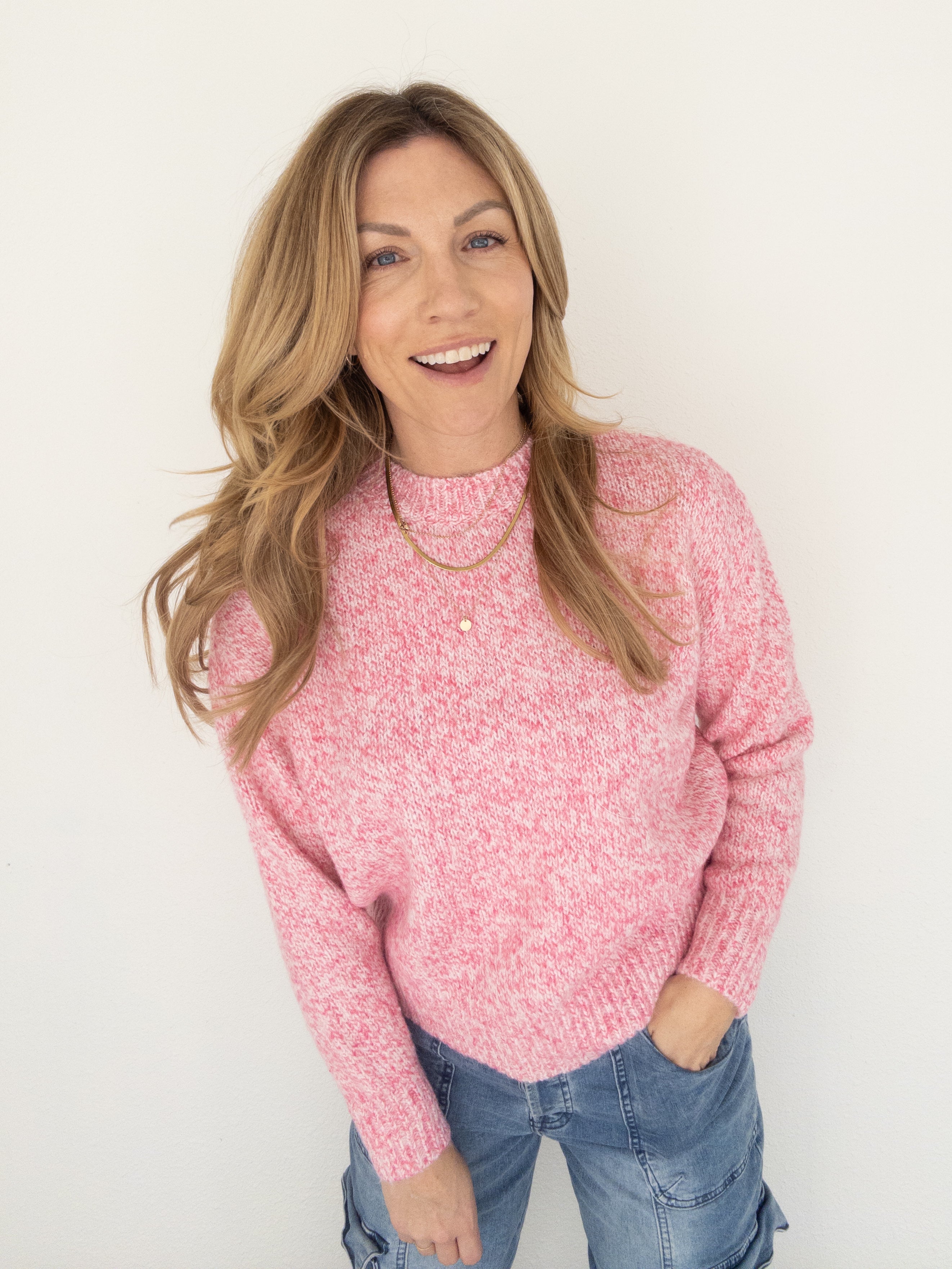 Miss Pink Crewneck Sweater