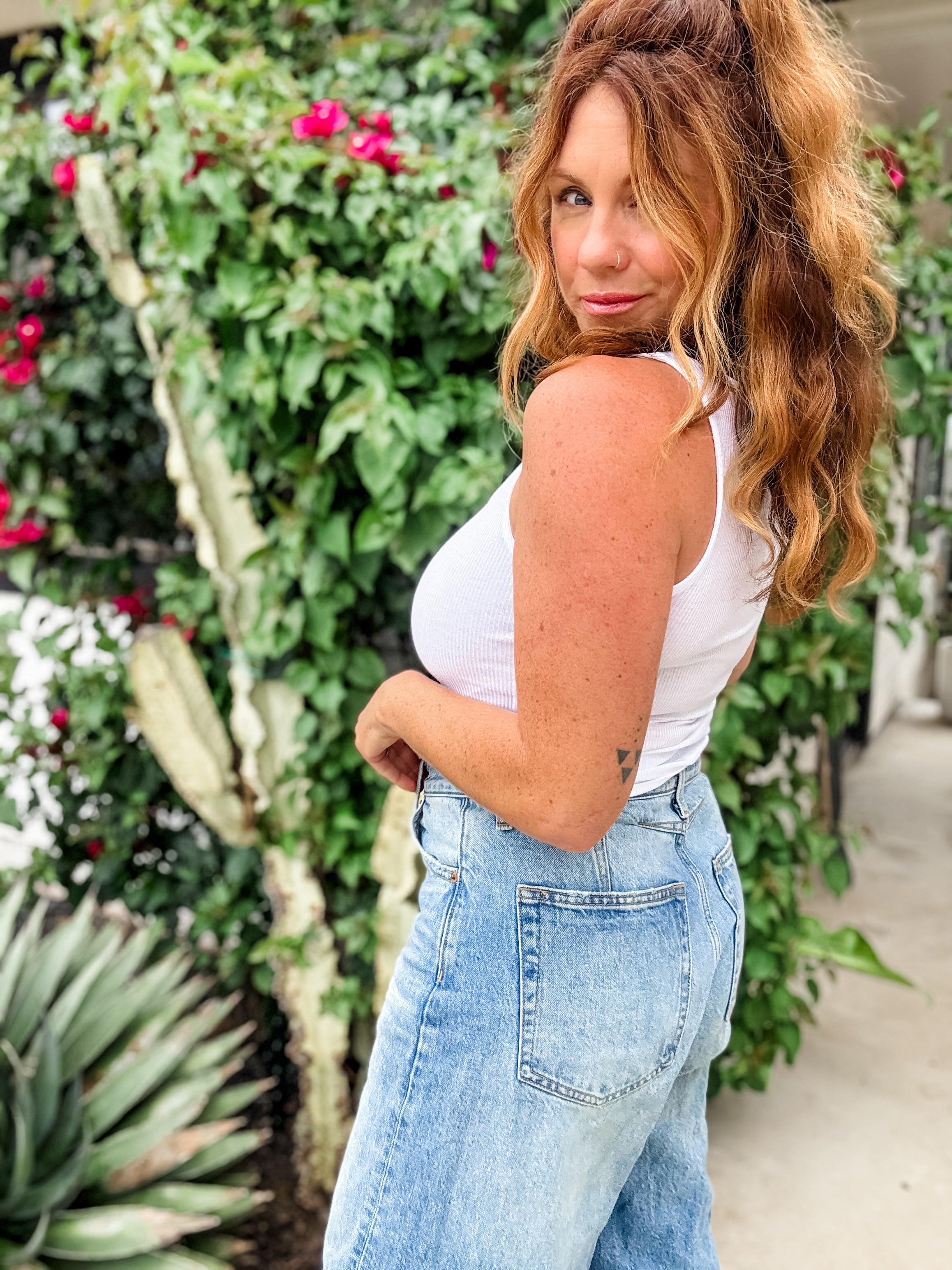 Project Social T Olsen Scoop Neck Rib Tank