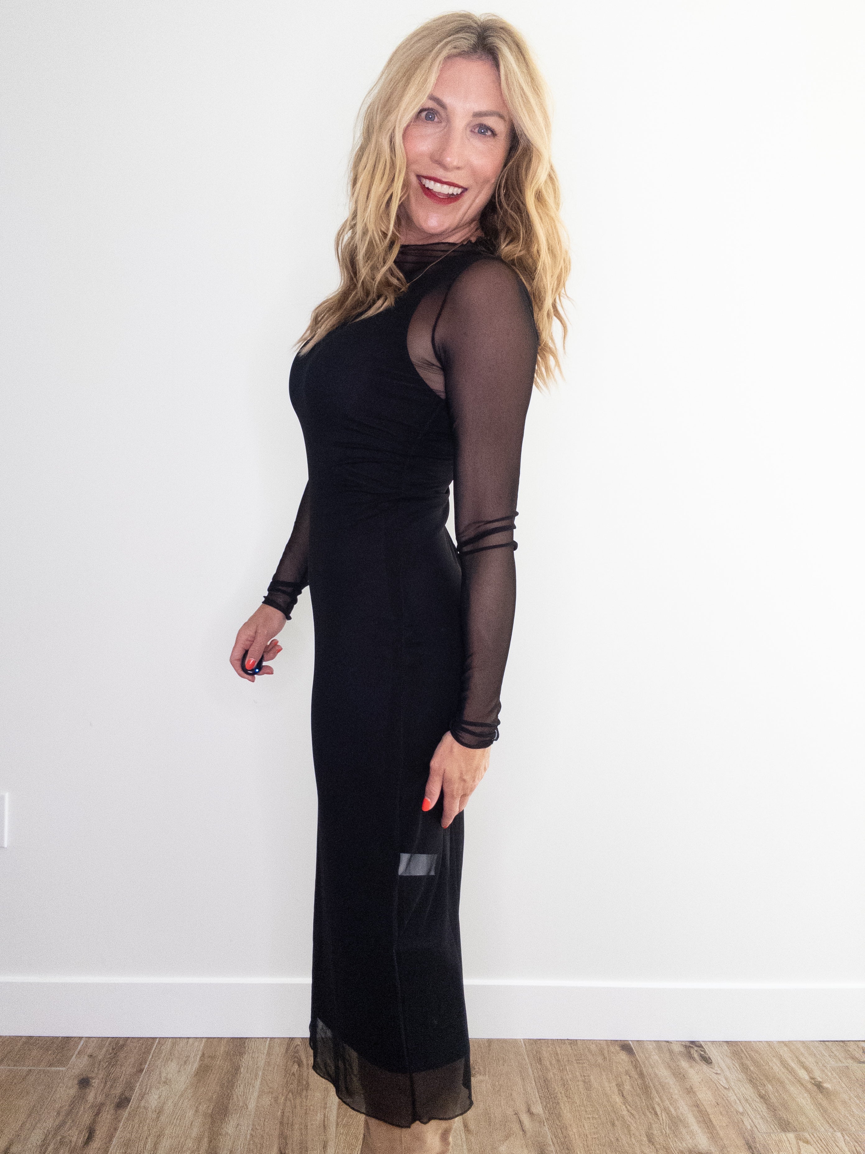 Project Social T Shibon Layered Mesh Dress