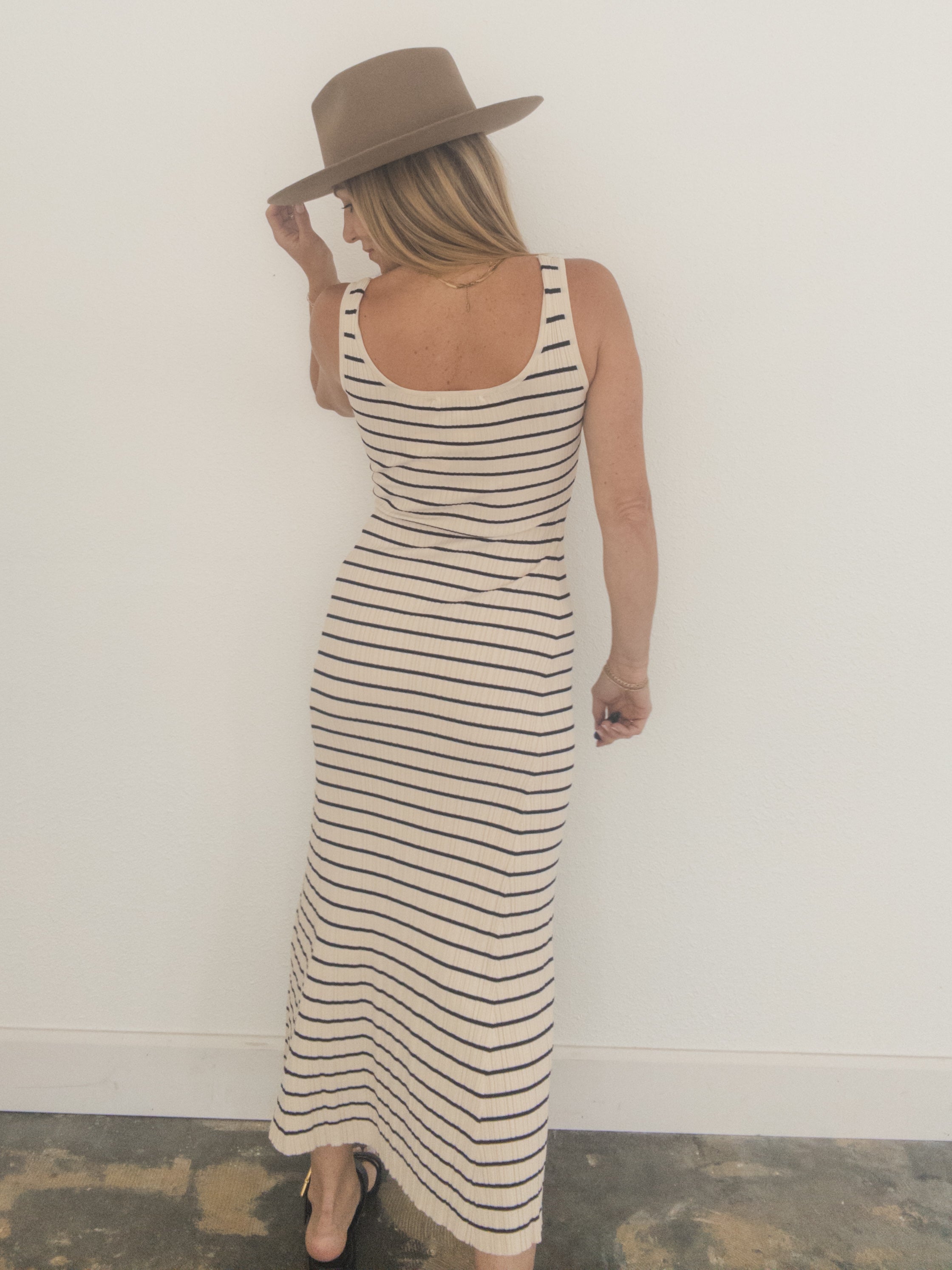 Front Of The Line Midi Dress