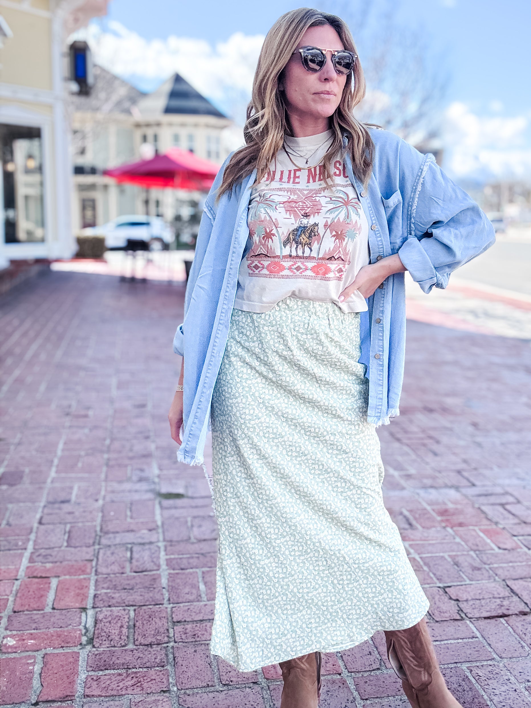 Willie Nelson Palm Beach Tee