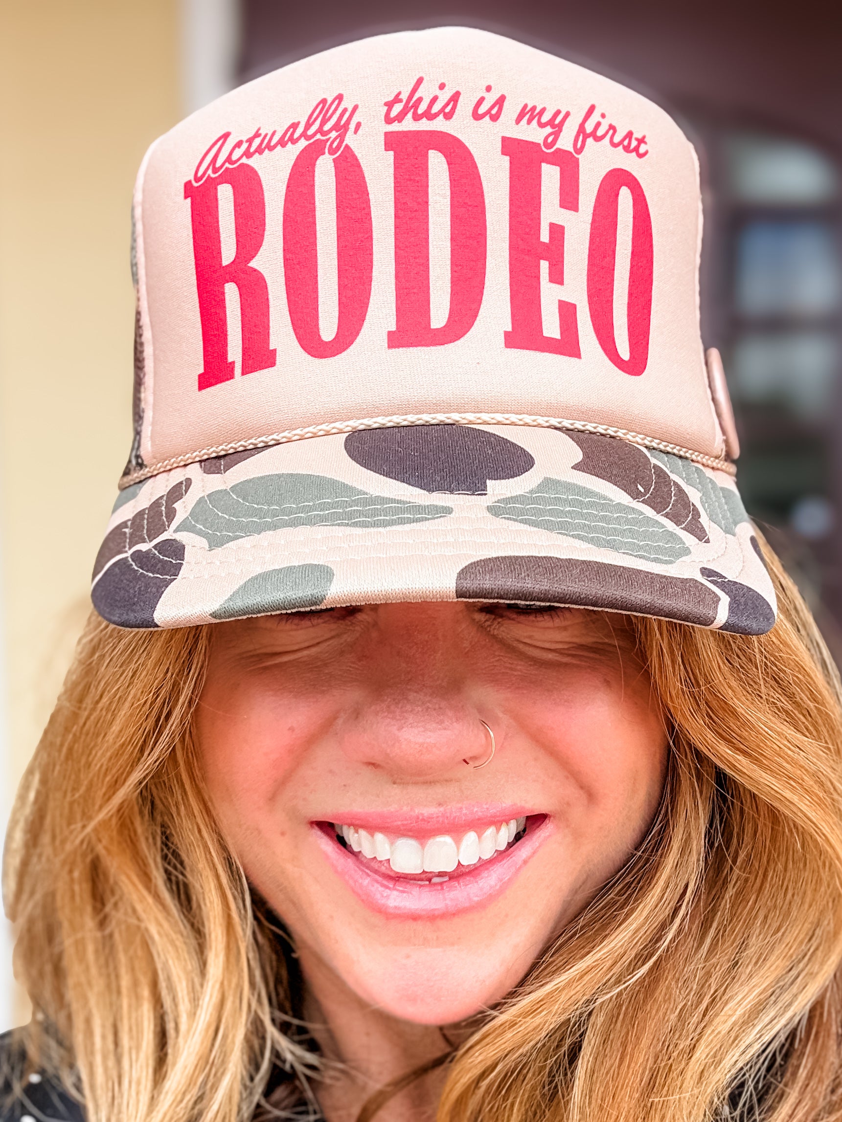 First Rodeo Trucker Hat