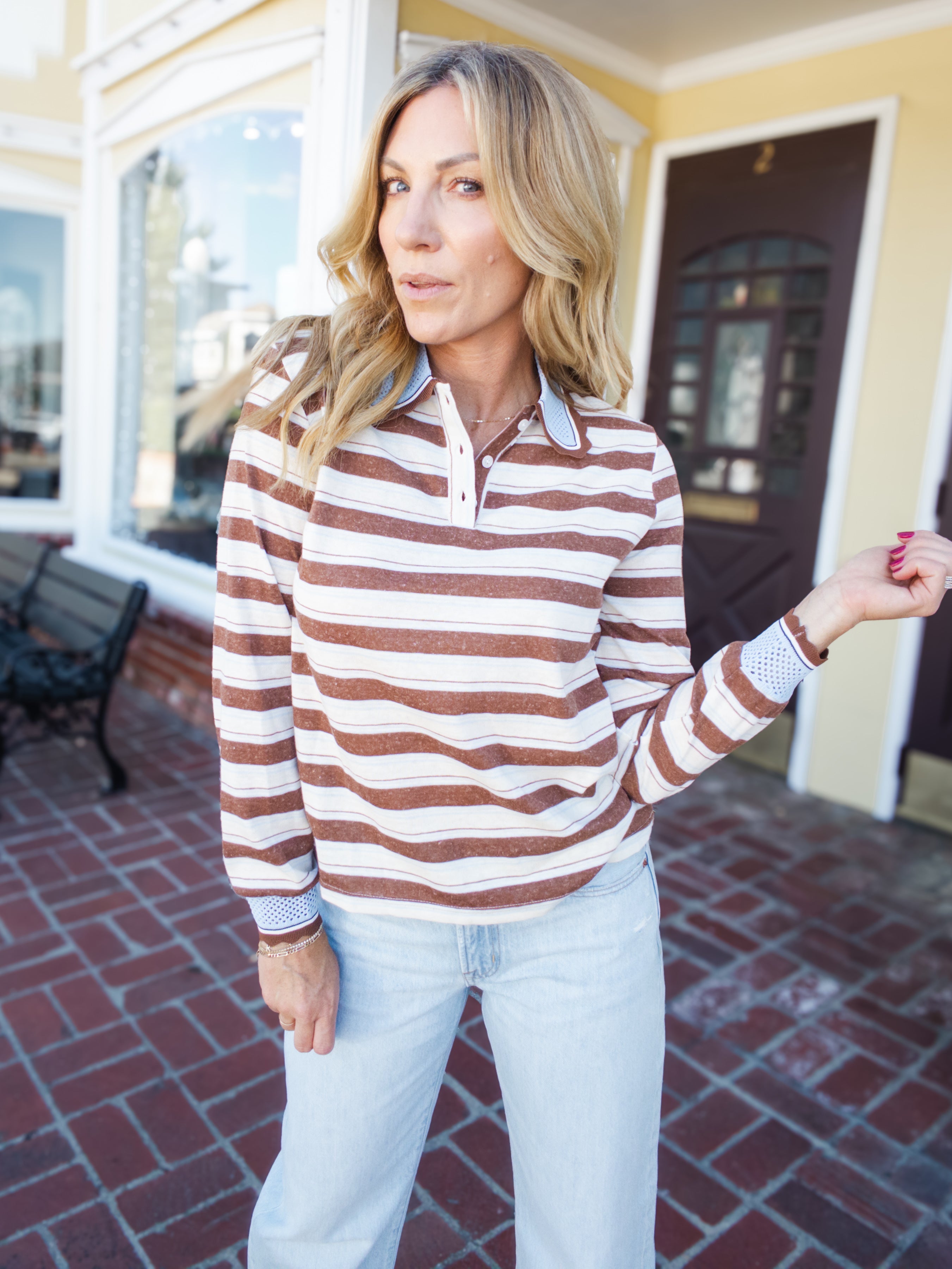 University Striped Polo