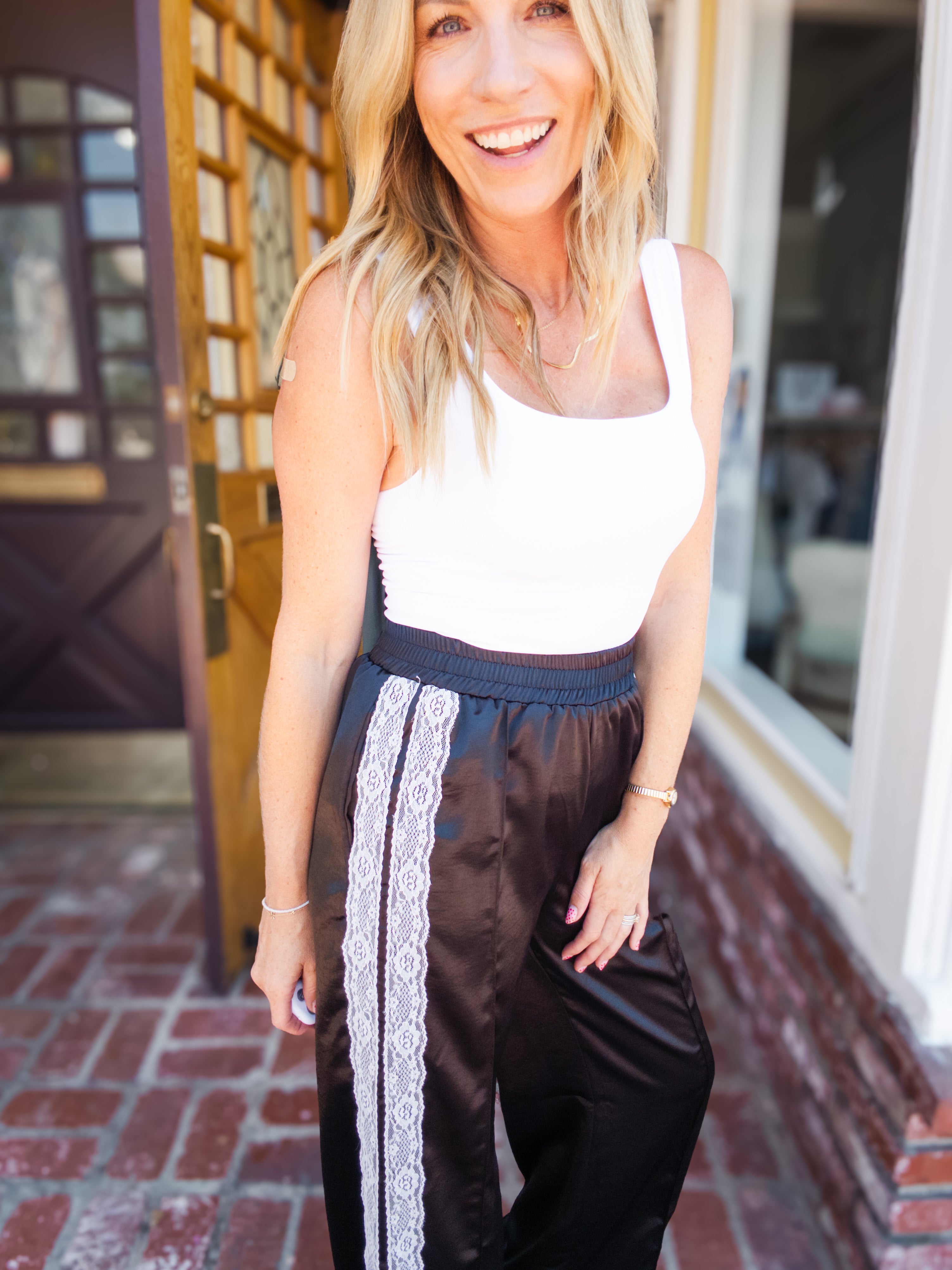 Sideline Lace Track Pant
