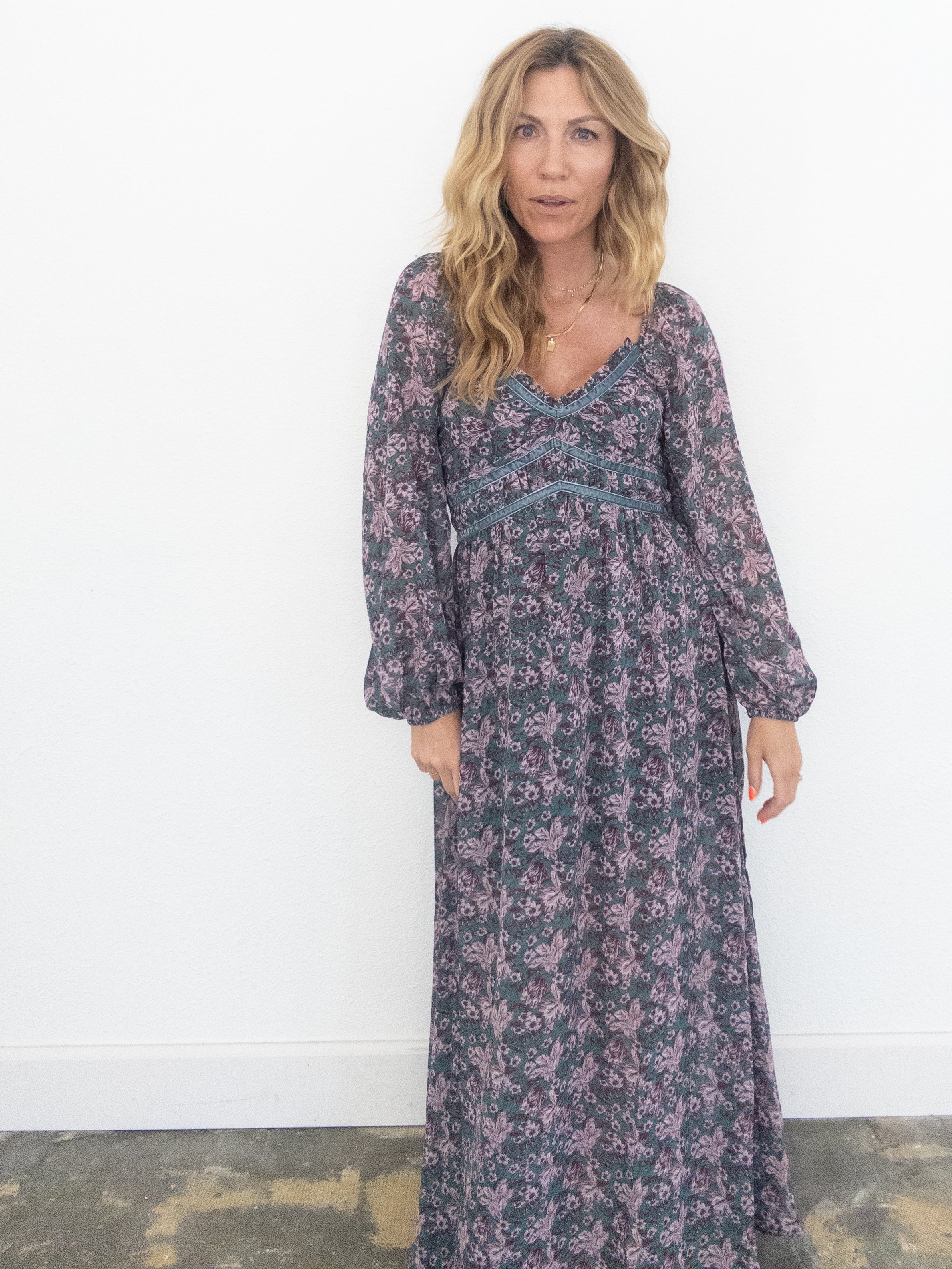 Clara Floral Maxi Dress