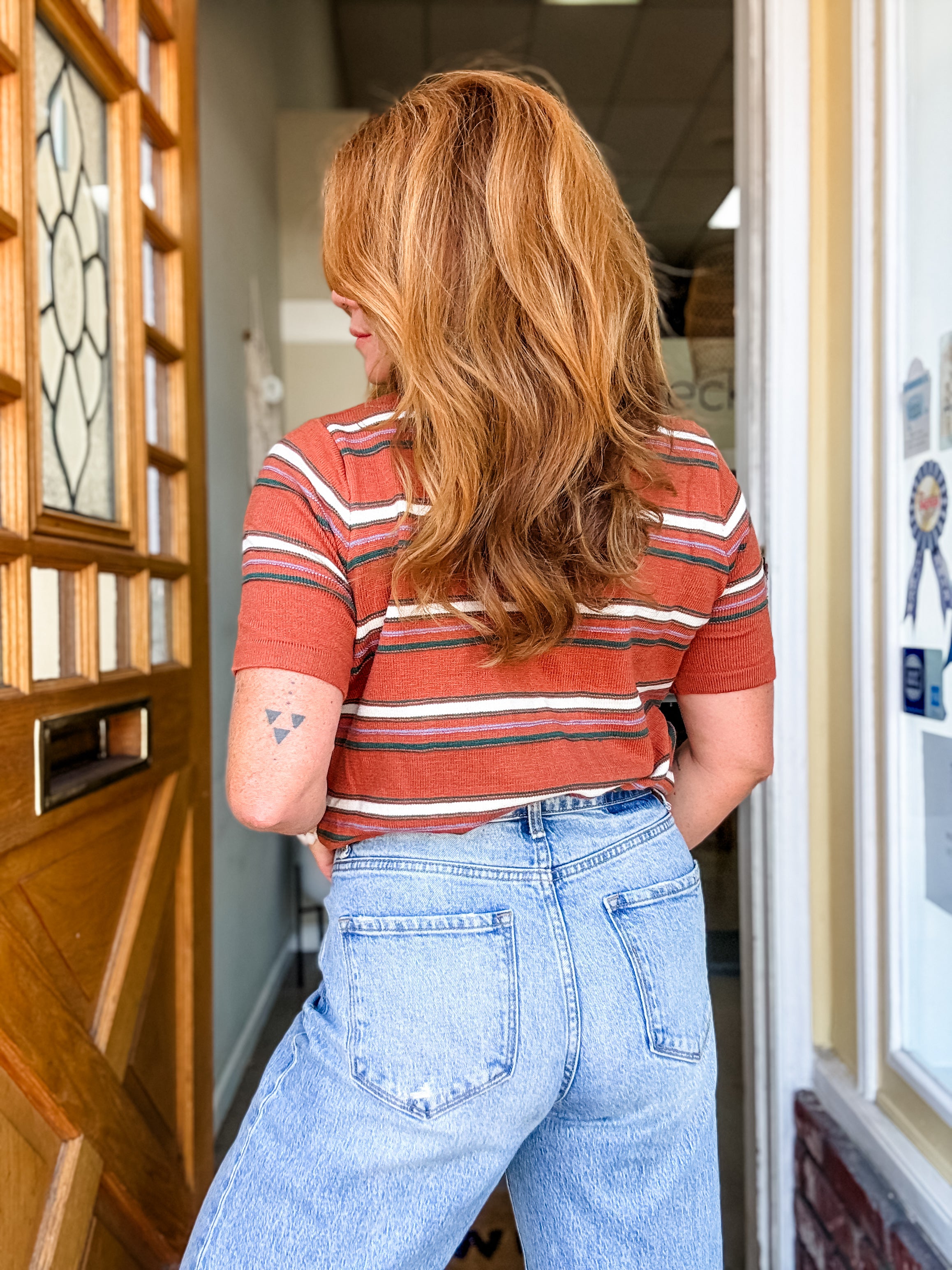 70's Retro Striped Tee