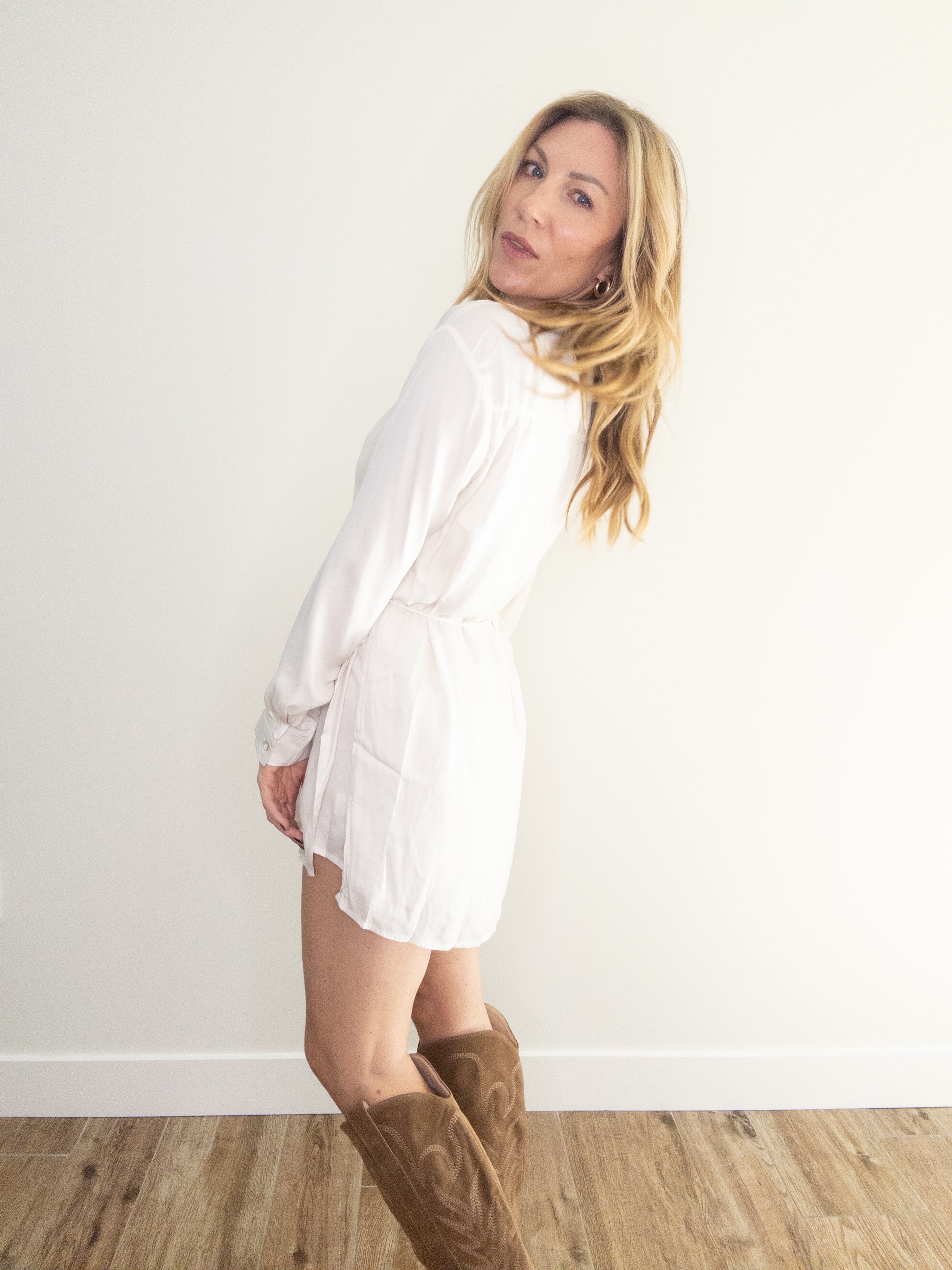 The Ivory Luxe Romper