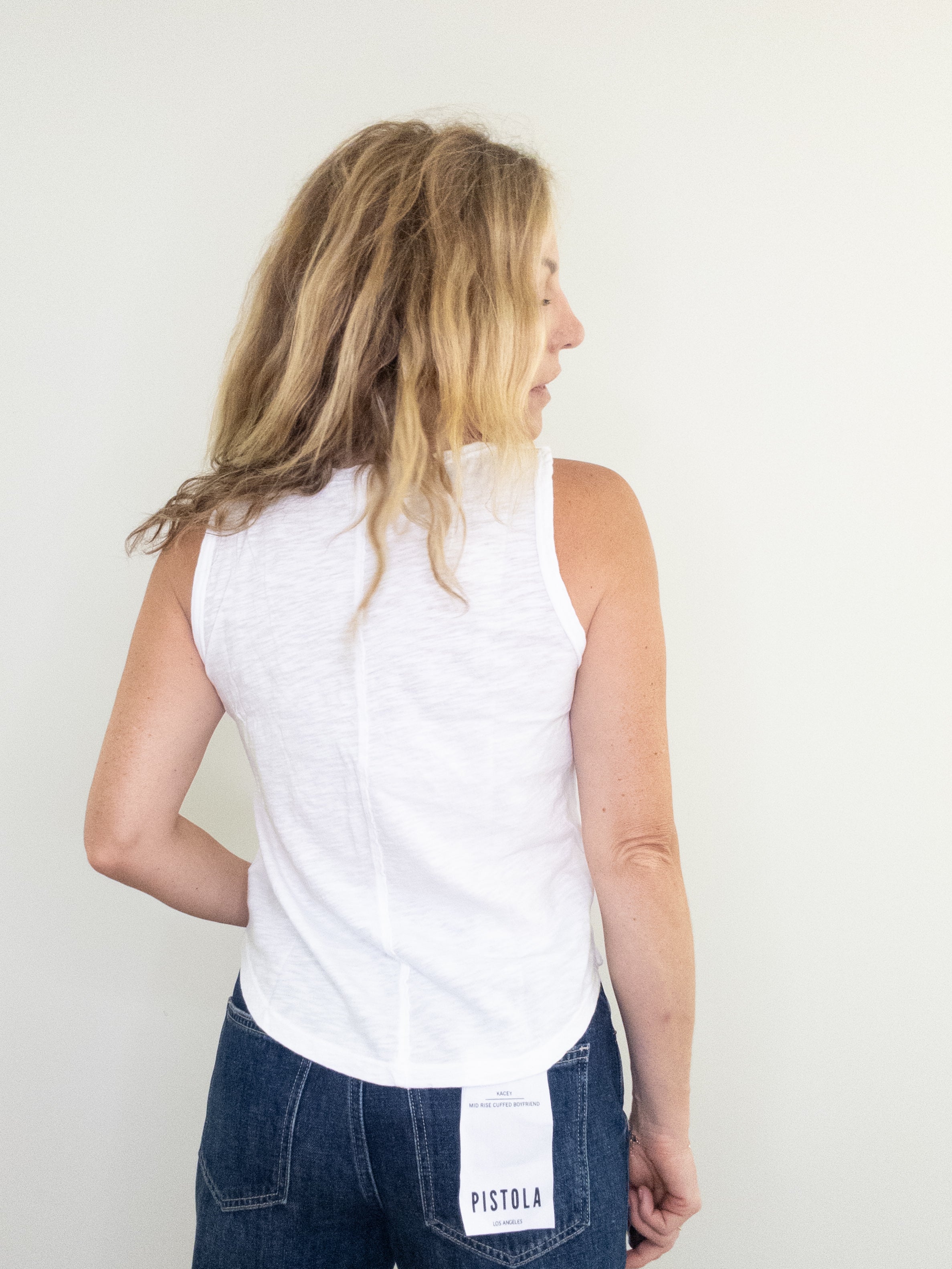 Project Social T Naz Scoop Neck Slub Tank