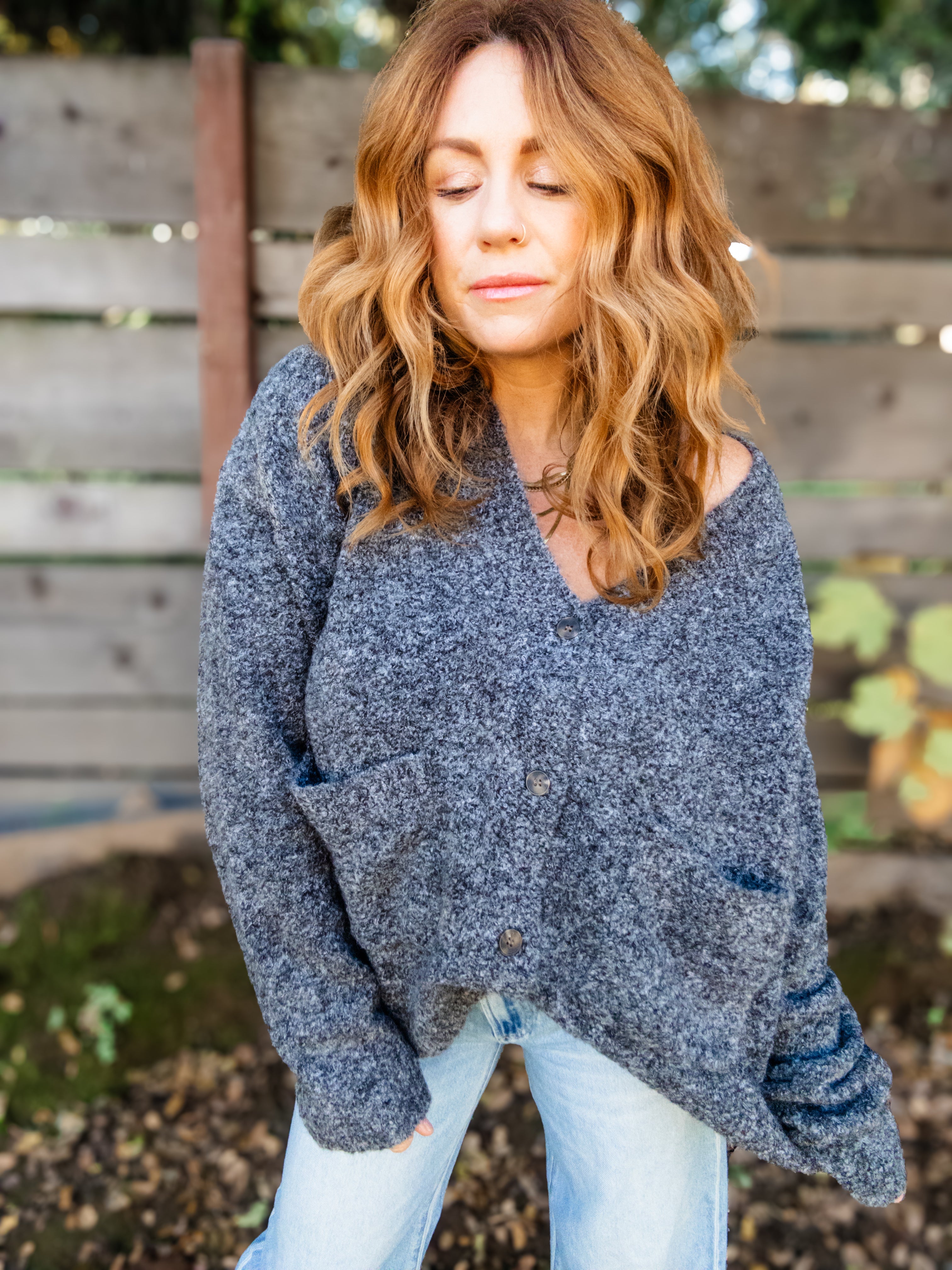 Scottie Button Cardigan