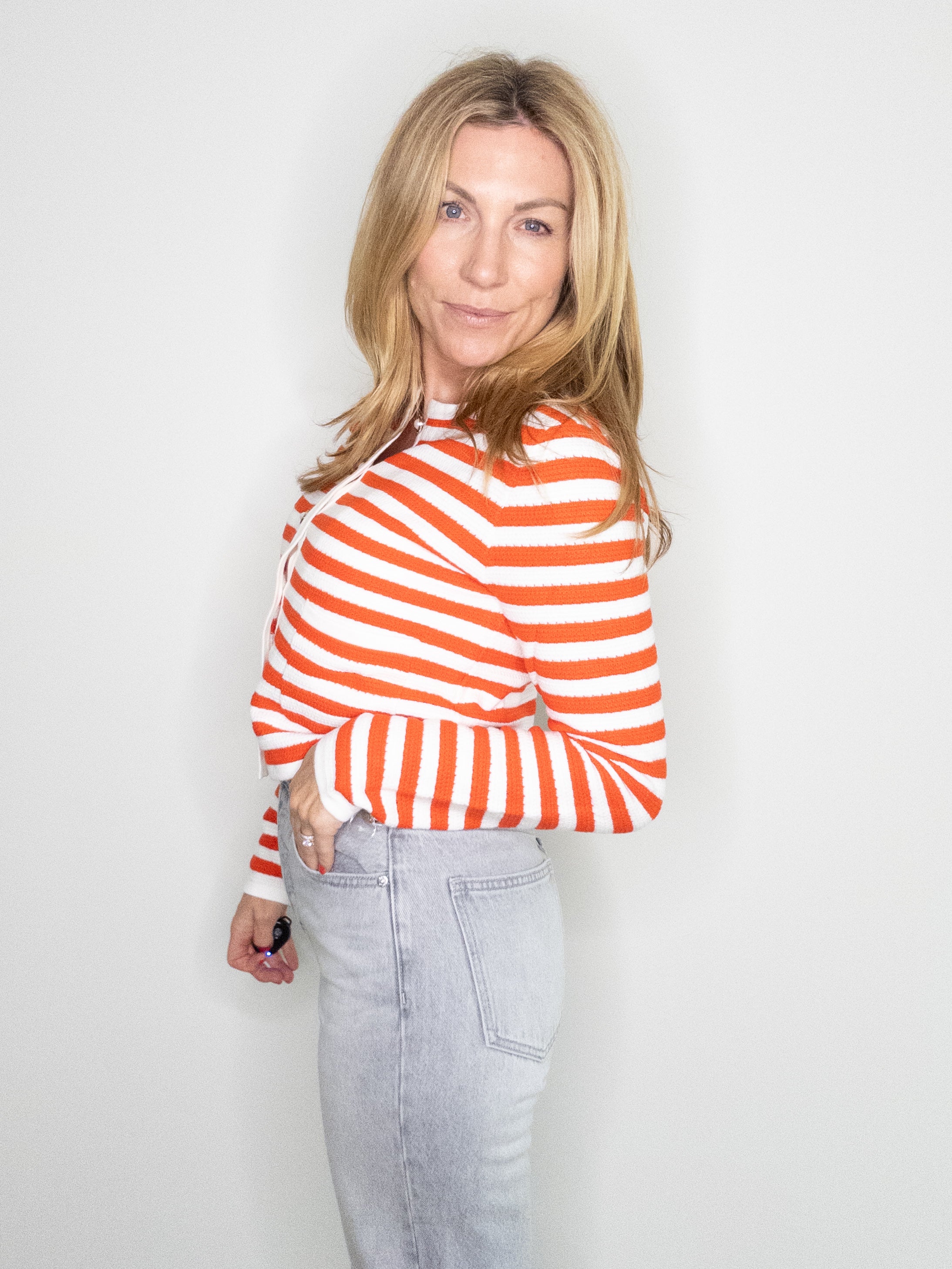 Windsor Striped Cardigan