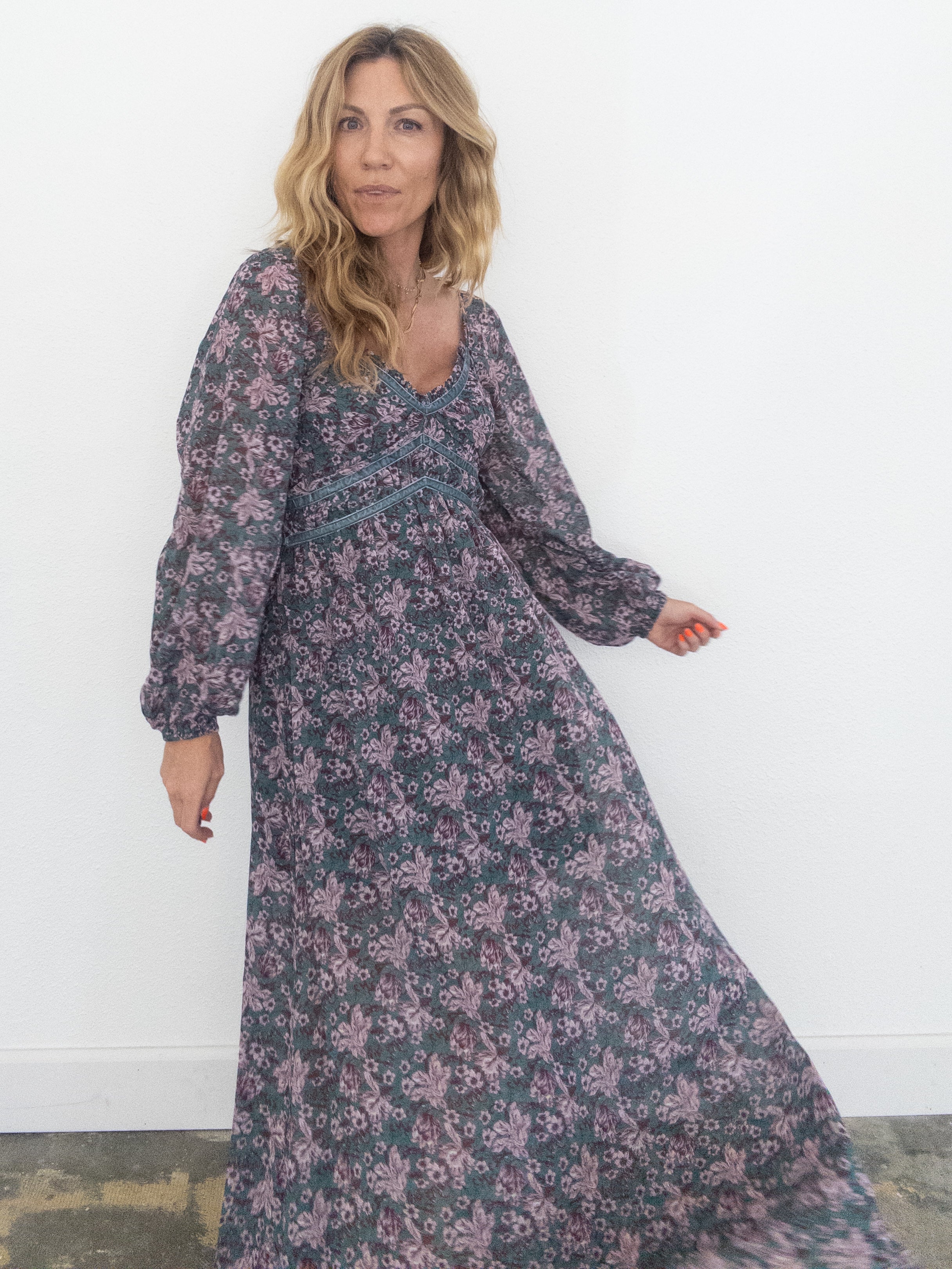 Clara Floral Maxi Dress