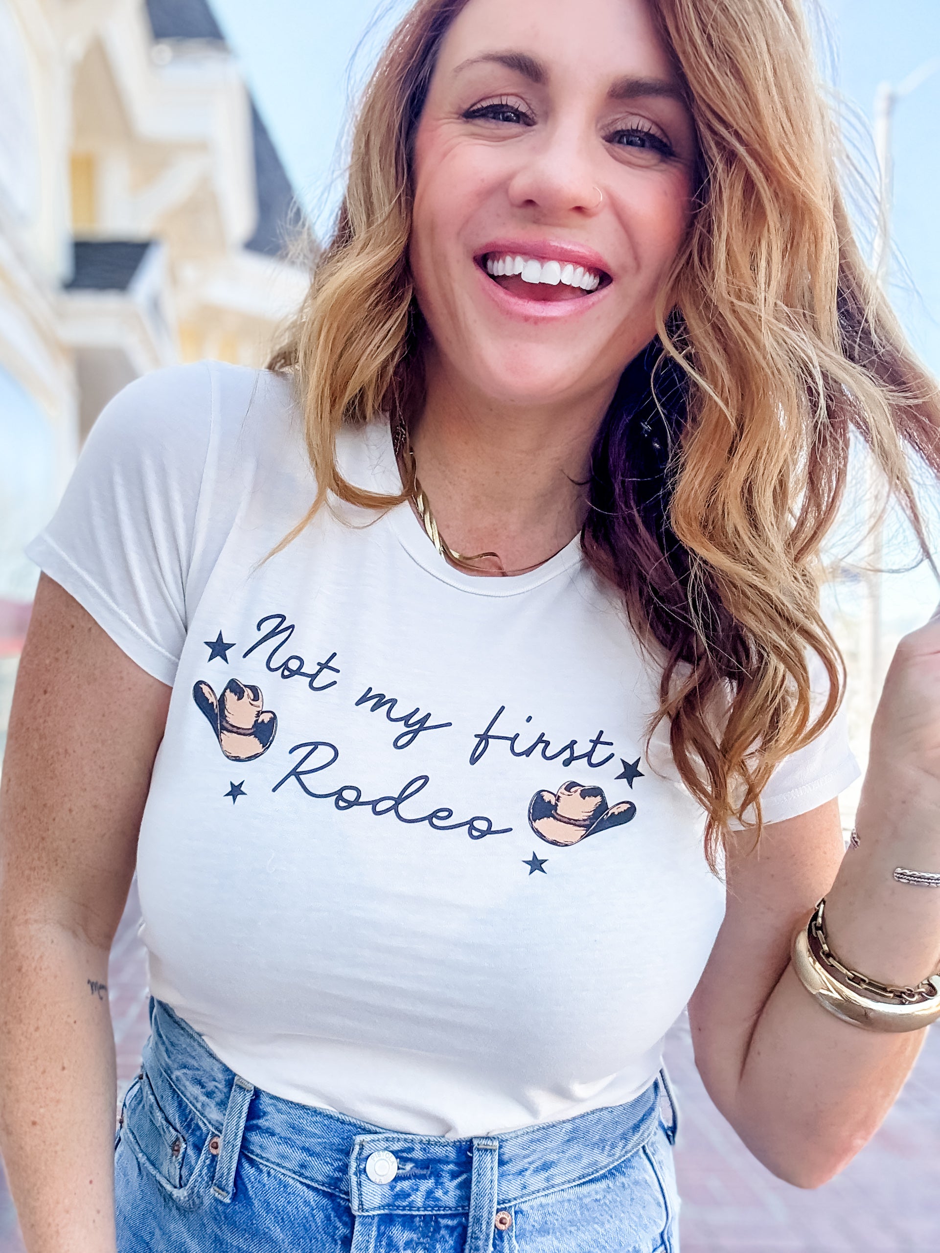 Project Social T Not My First Rodeo Tee