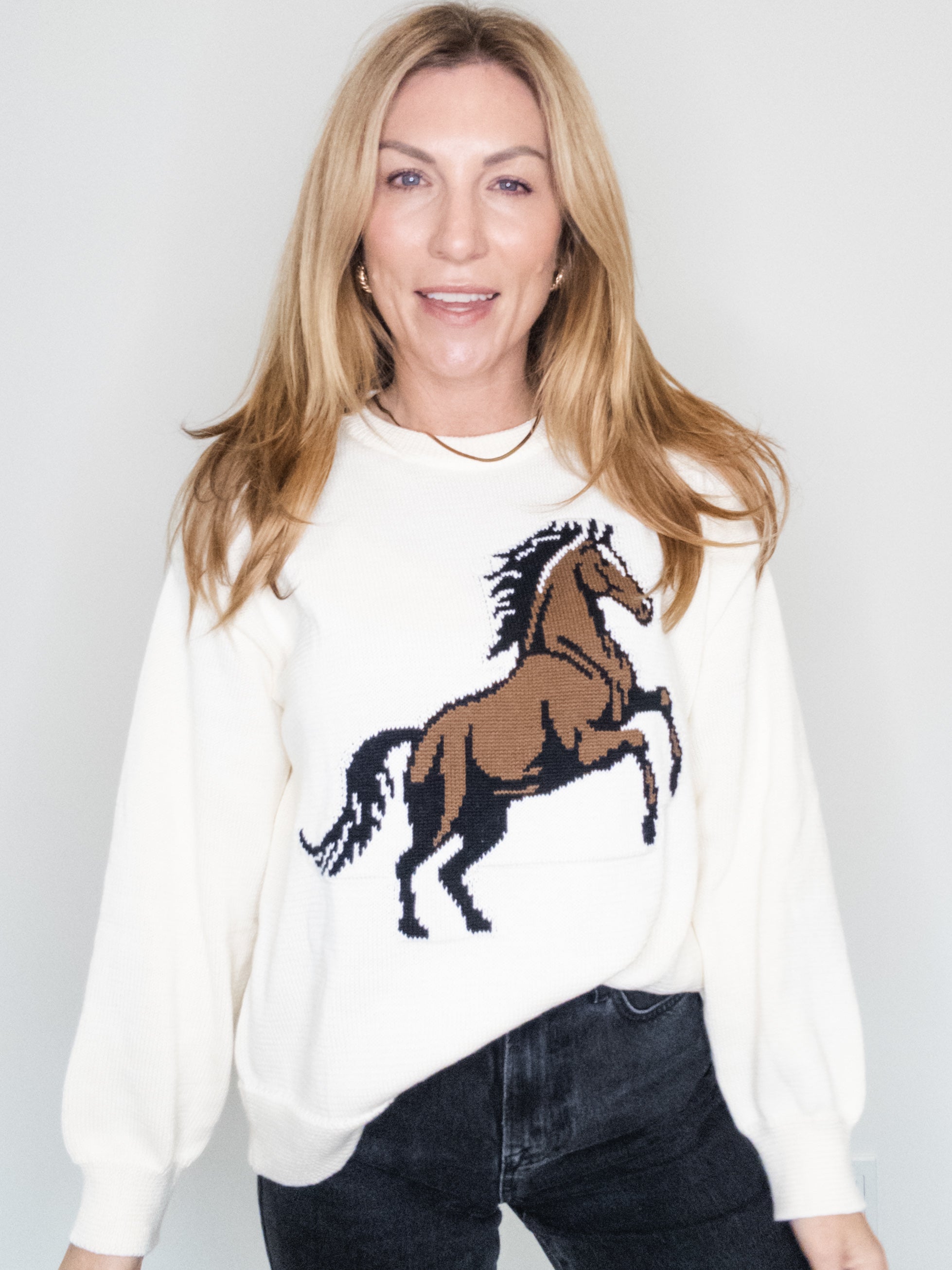Horsin' Around Sweater