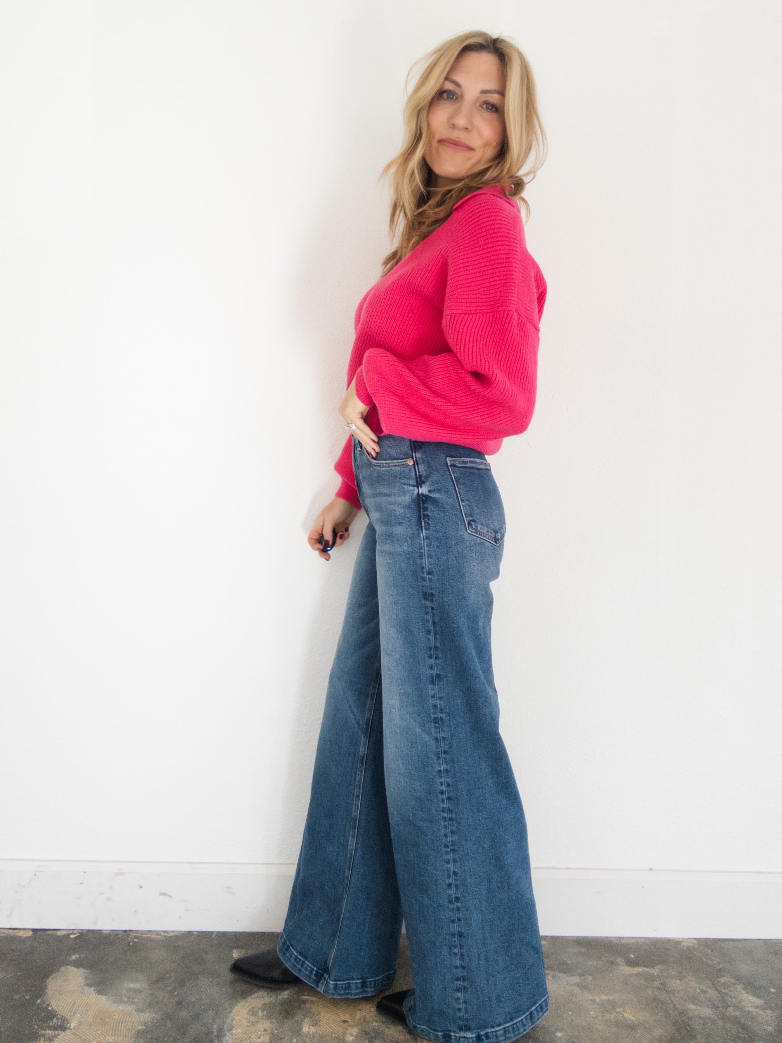 Pistola Lana High Rise Ultra Wide Leg Jean