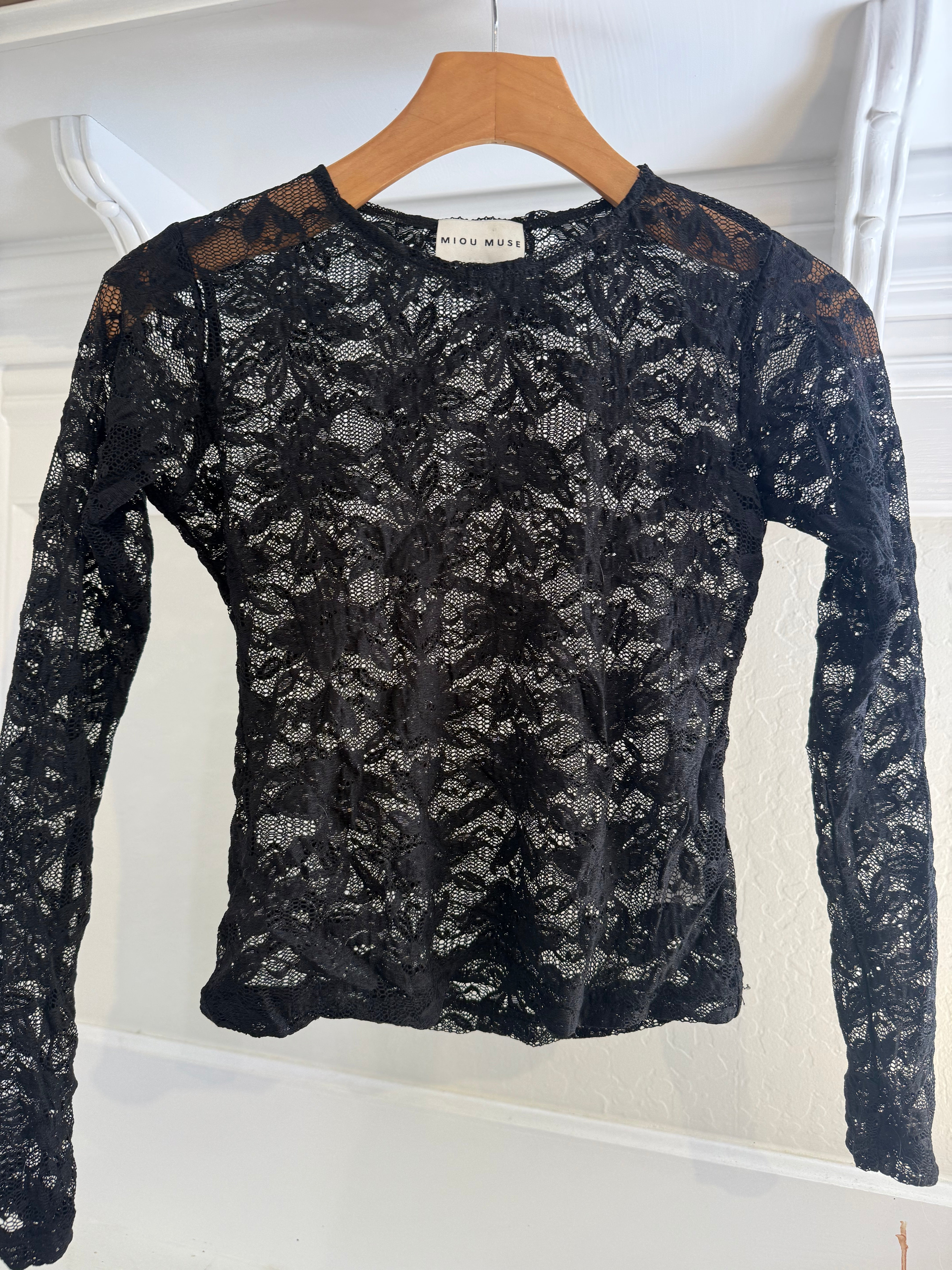 Evie Sheer Lace Top