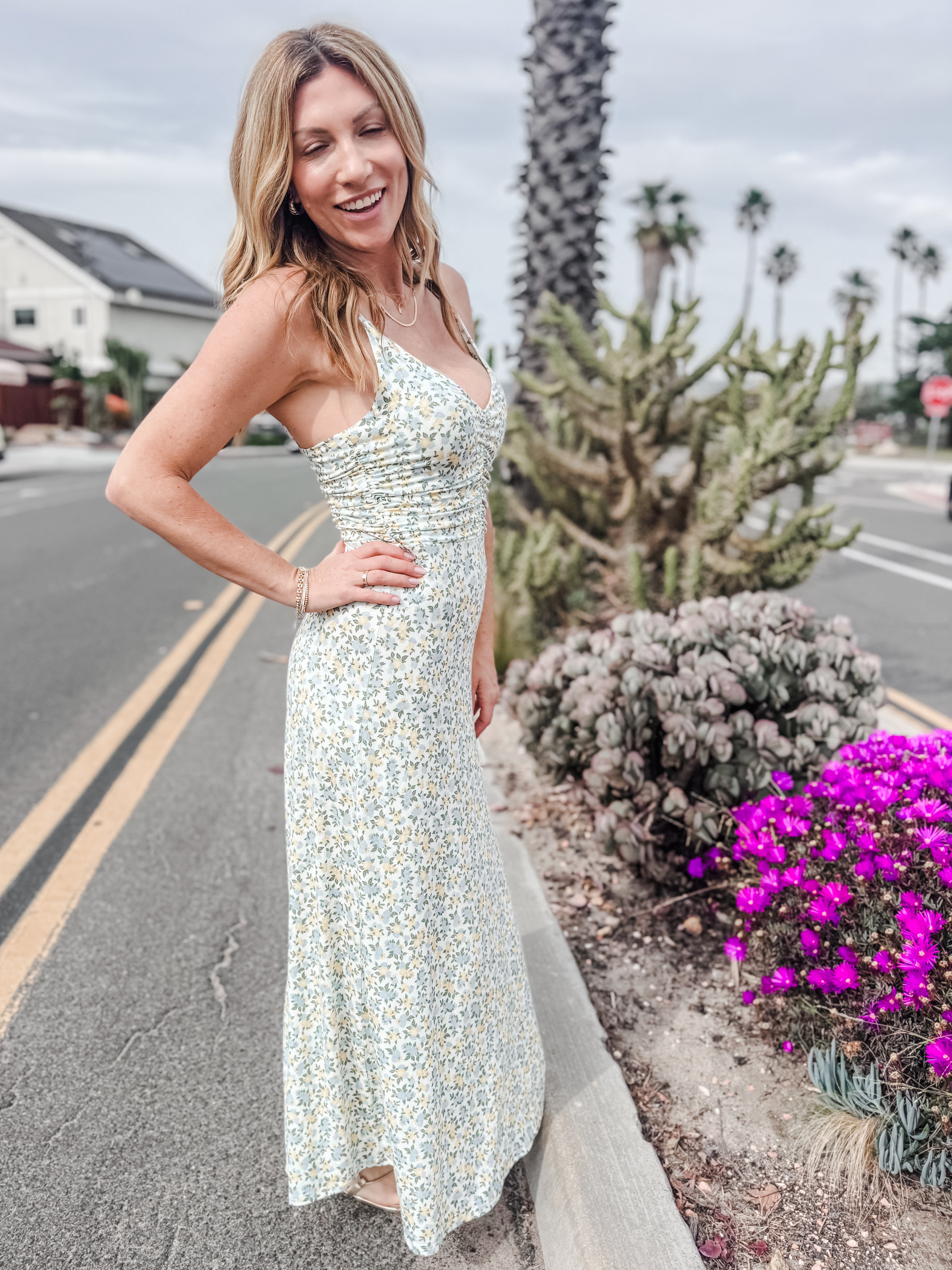 Z Supply Faya Idra Ditsy Maxi Dress