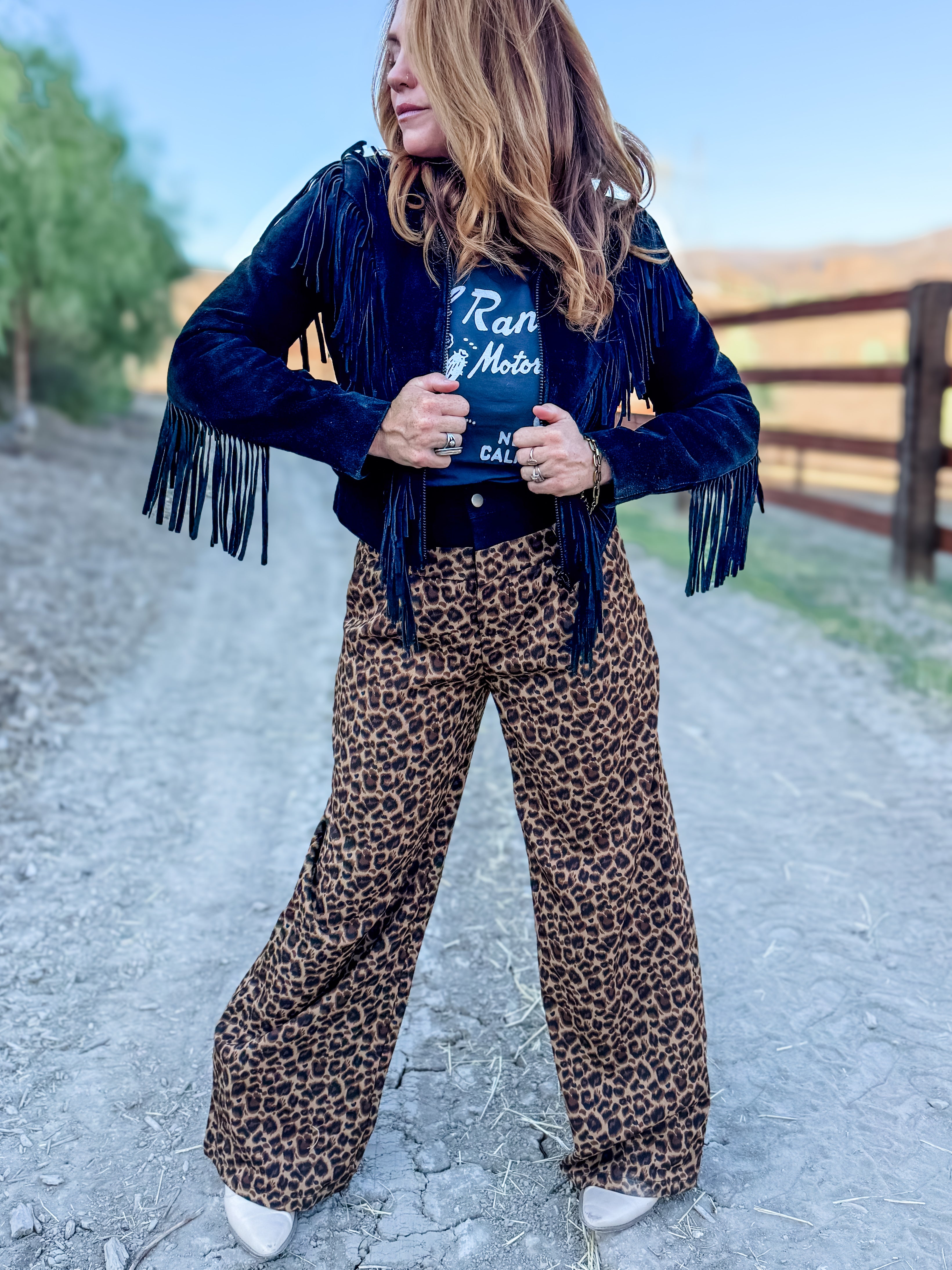 Downtown Leopard Pants