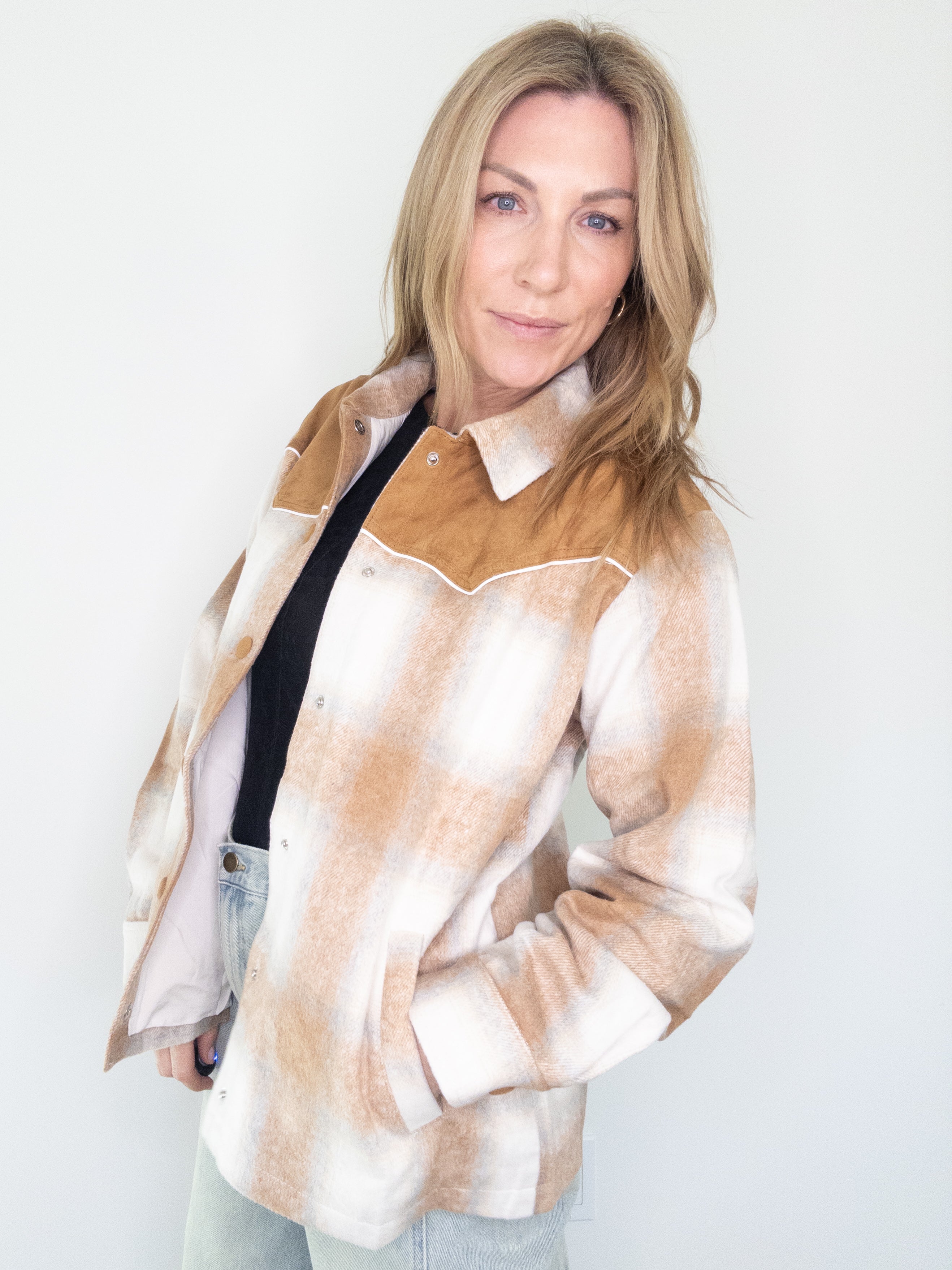 Auburn Western Plaid Shacket