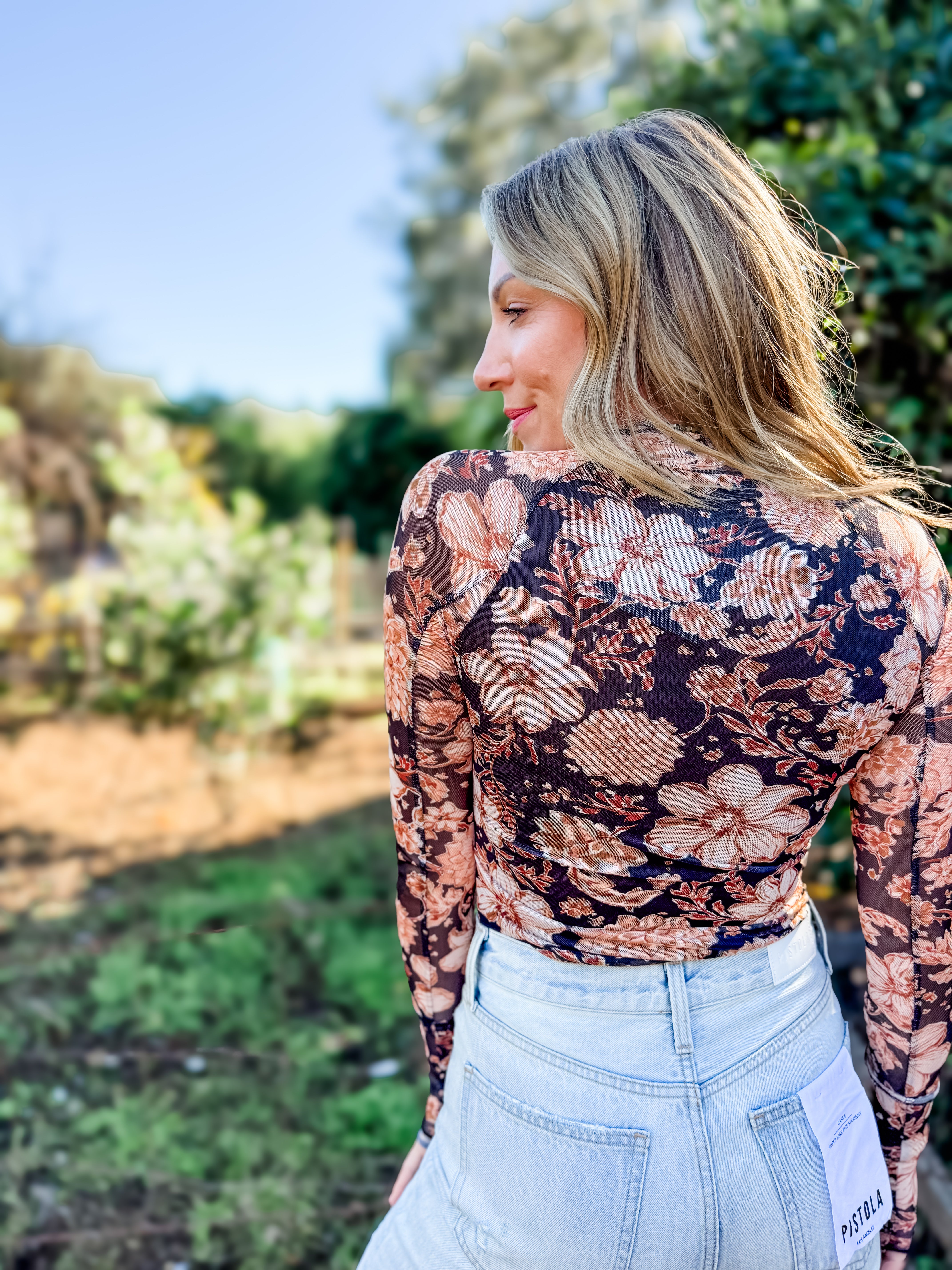 Desert After Dark Mesh Long Sleeve