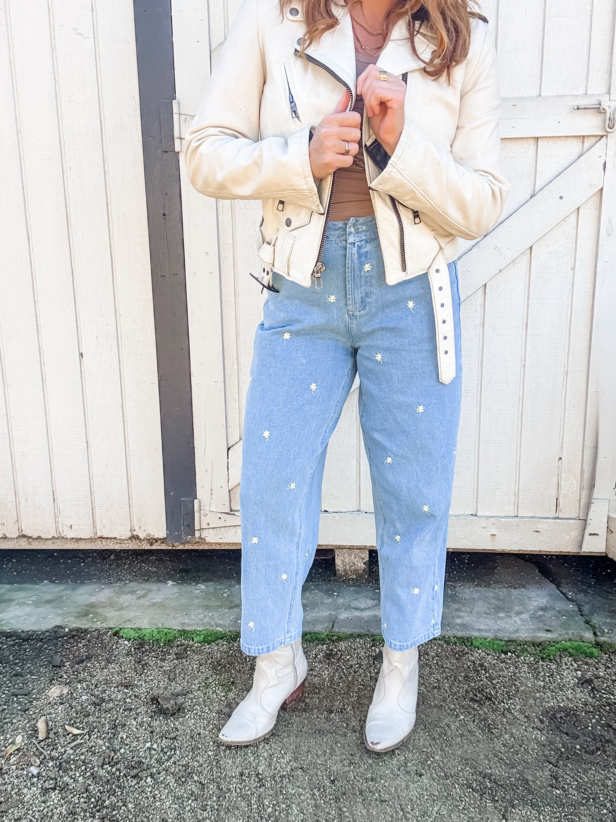 Picking Daisies Barrel Jeans