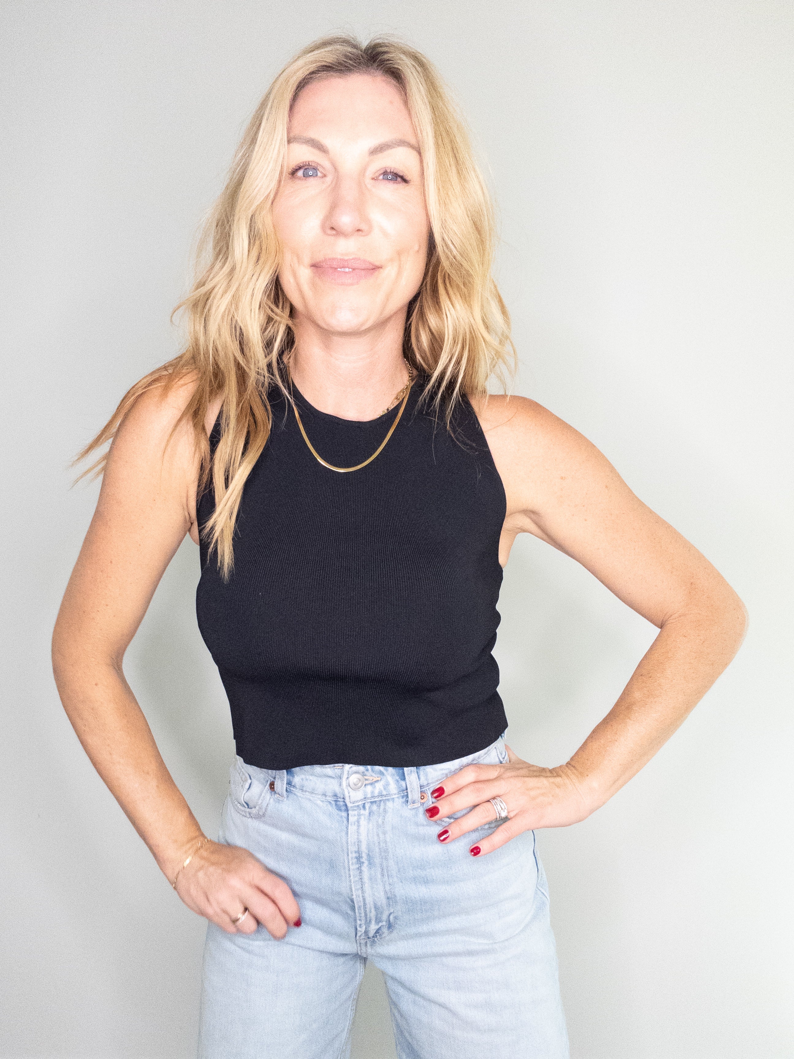 A Cut Above Ribbed Tank