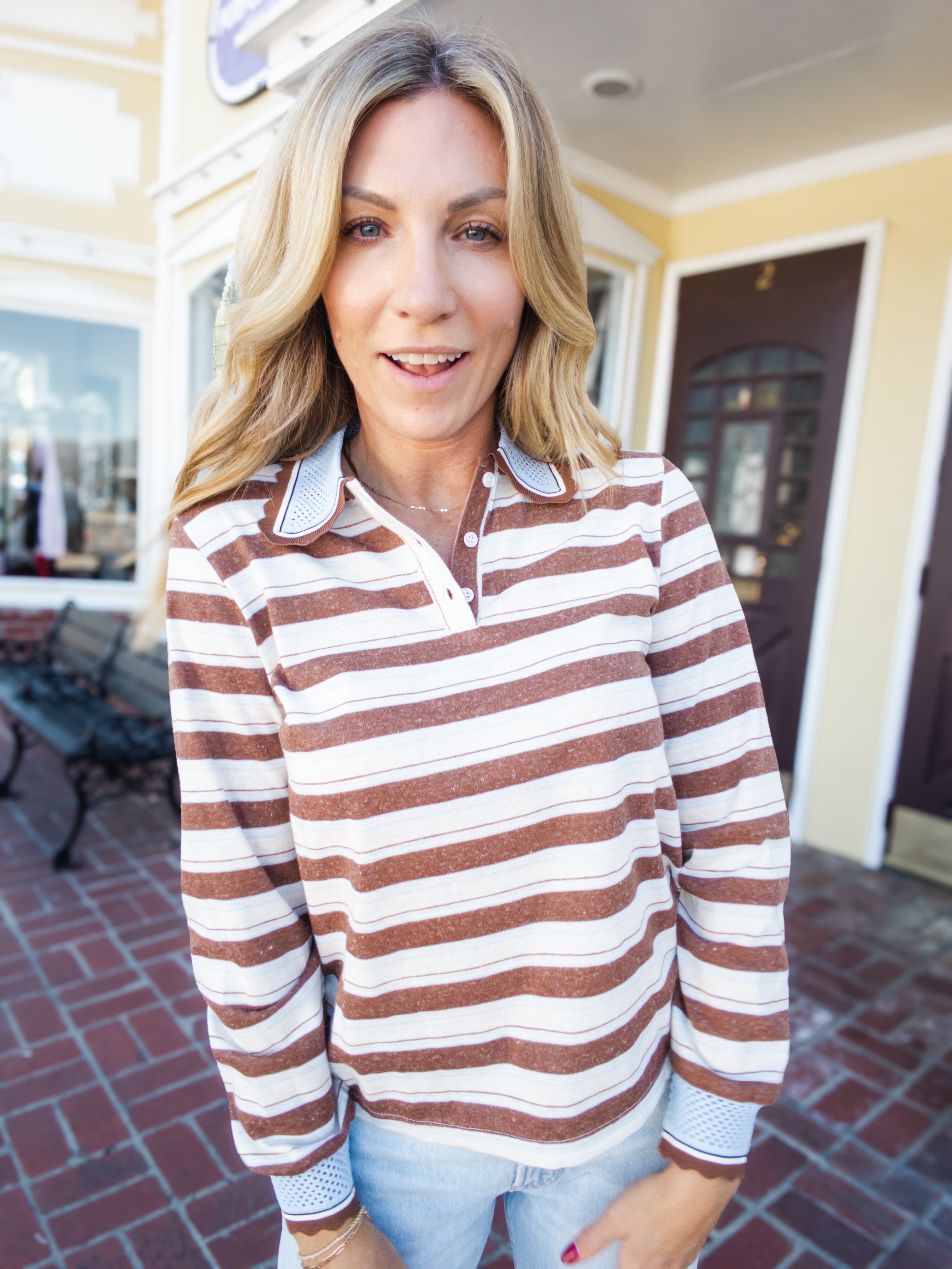 University Striped Polo